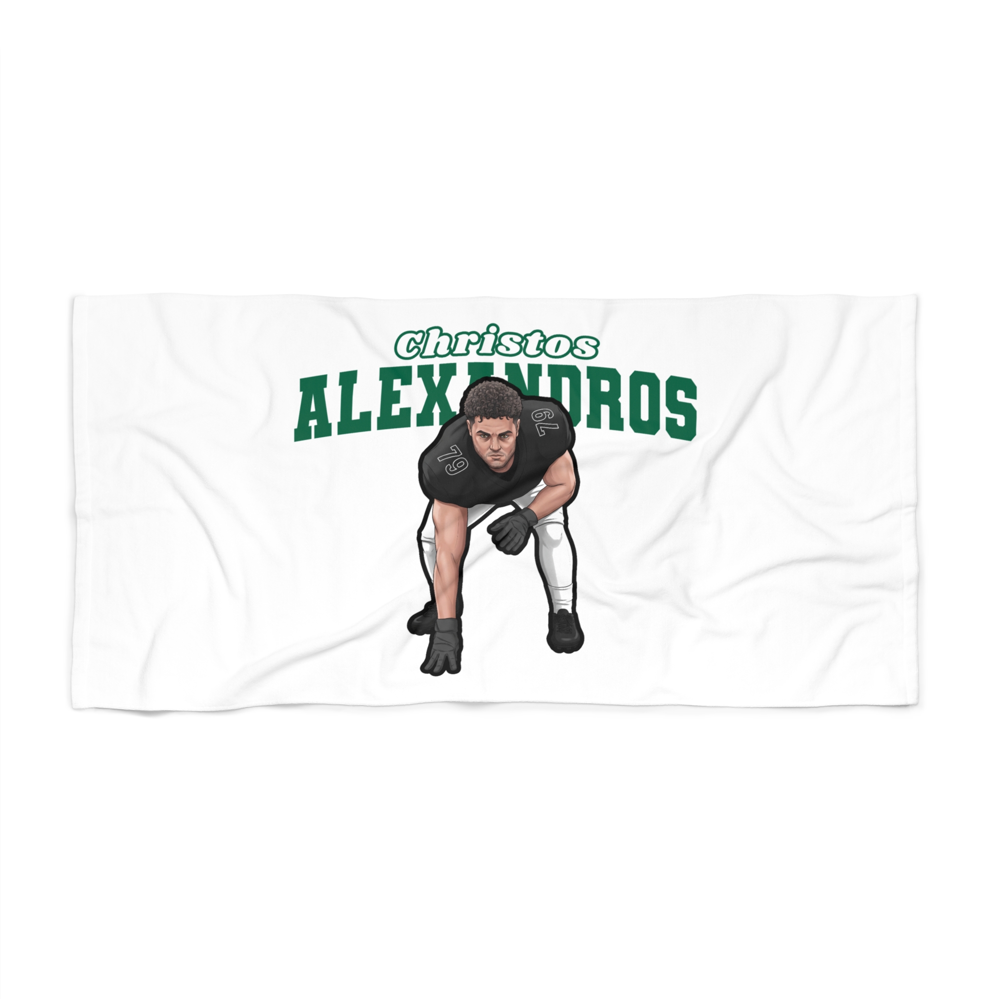 Beach Towel — character_name_arch in Classic