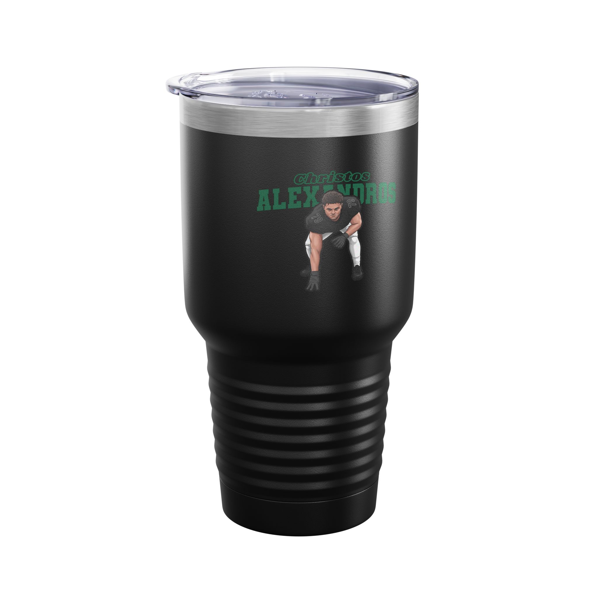 30oz Tumbler — character_name_arch in Black