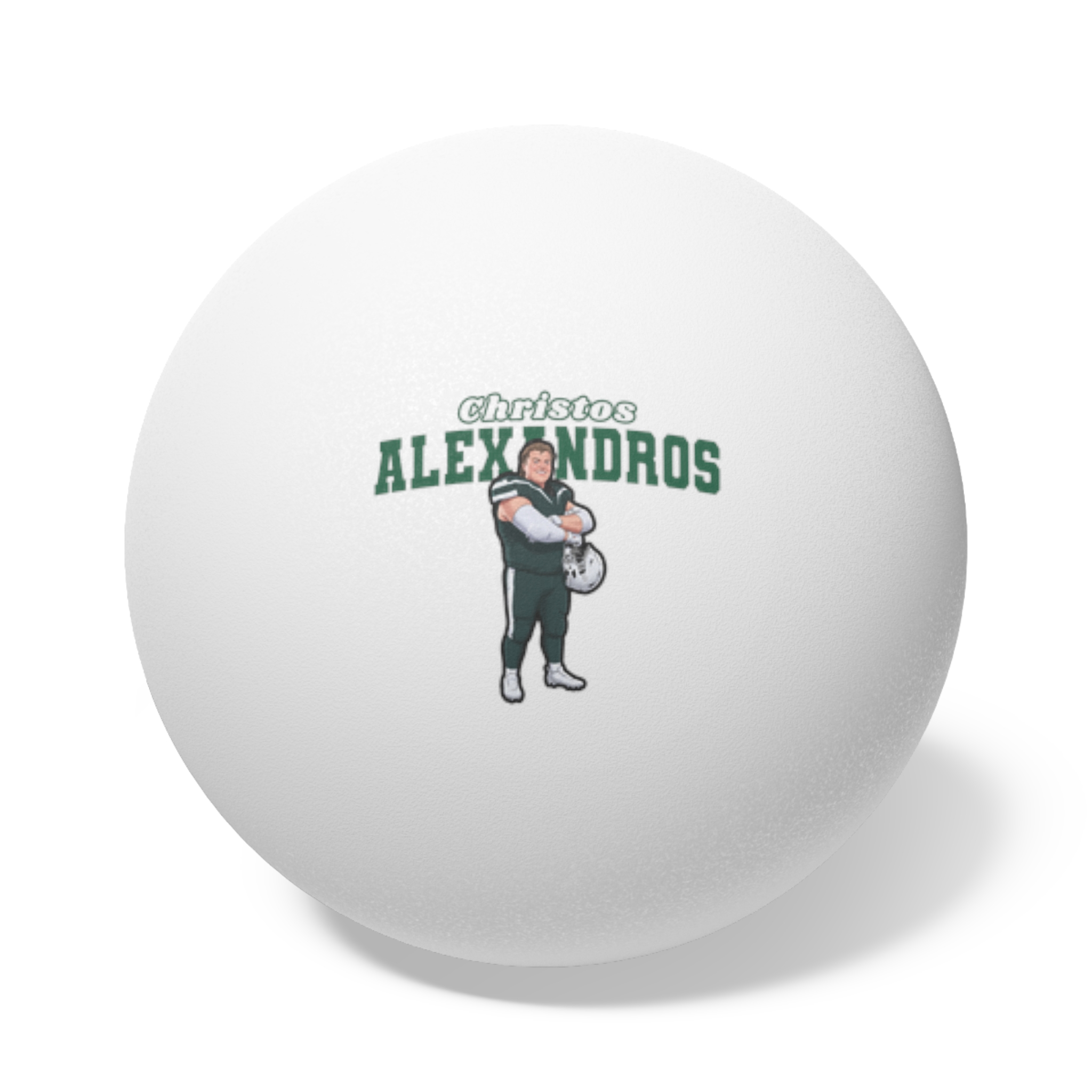 Ping Pong Balls, 6 pcs — character_name_arch in White