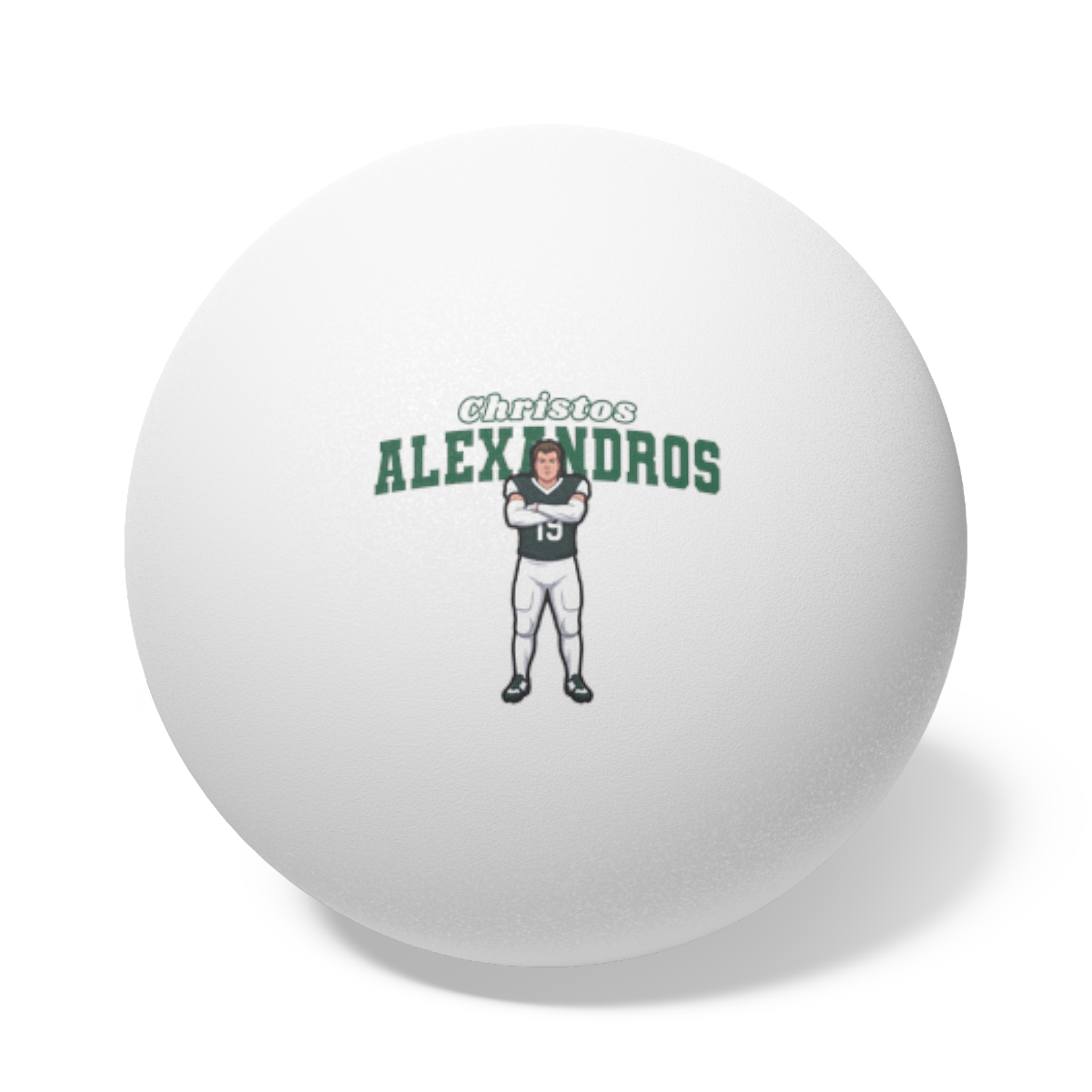 Ping Pong Balls, 6 pcs — character_name_arch in White