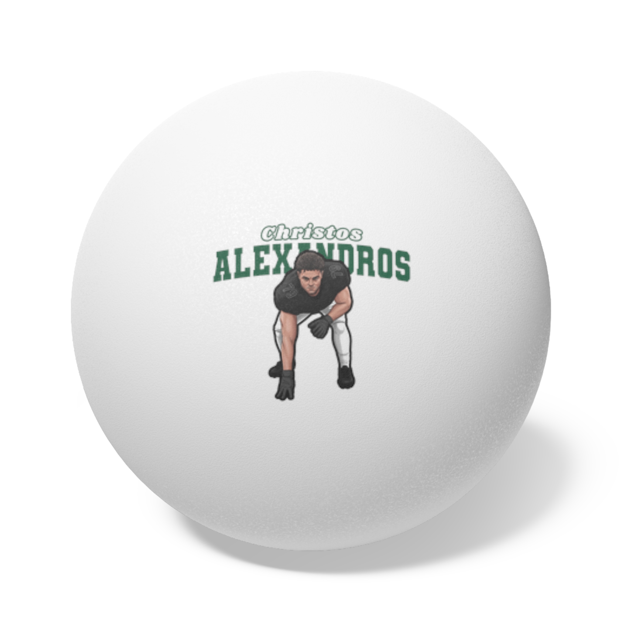 Ping Pong Balls, 6 pcs — character_name_arch in White