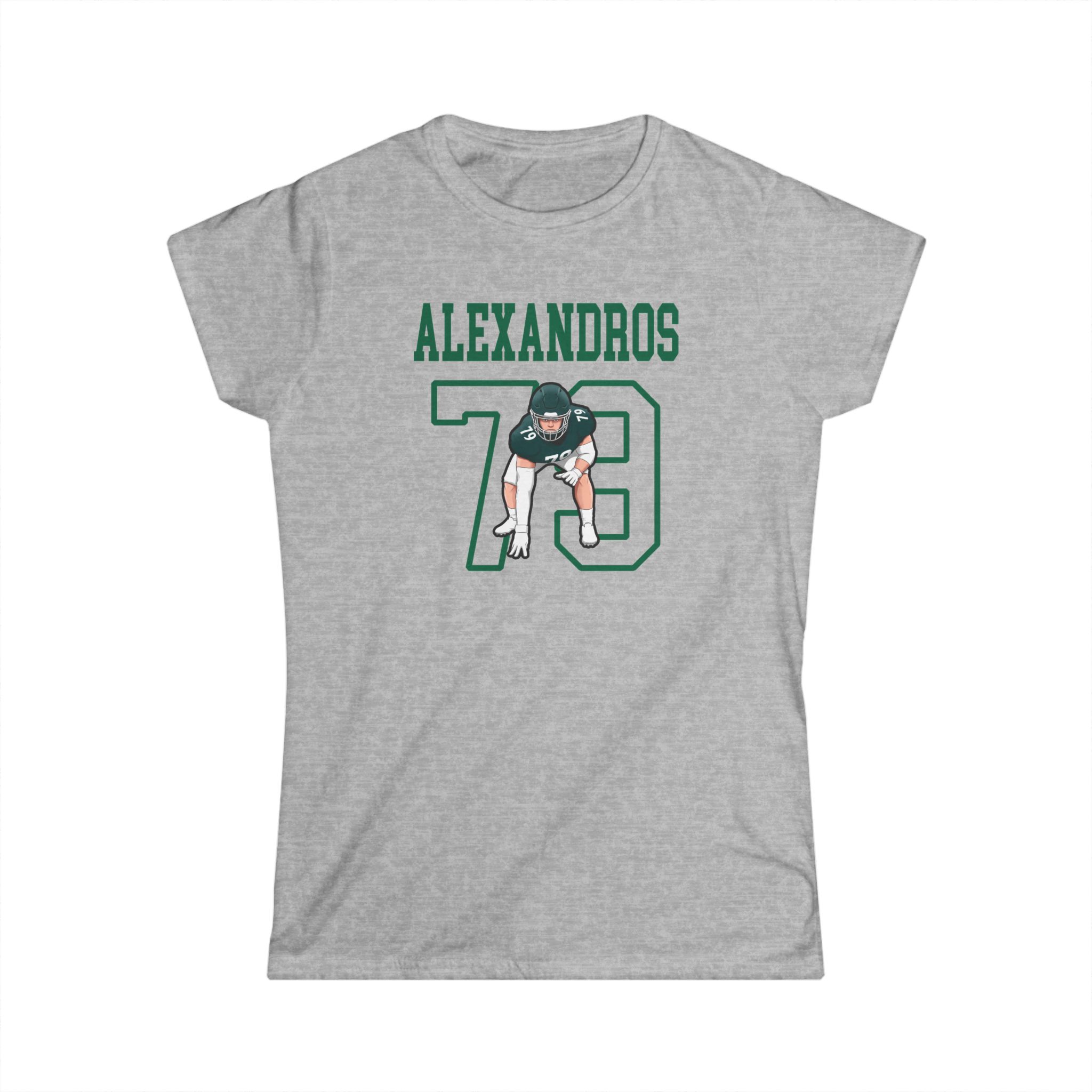 Women's Softstyle Tee — character_shirsey in Grey