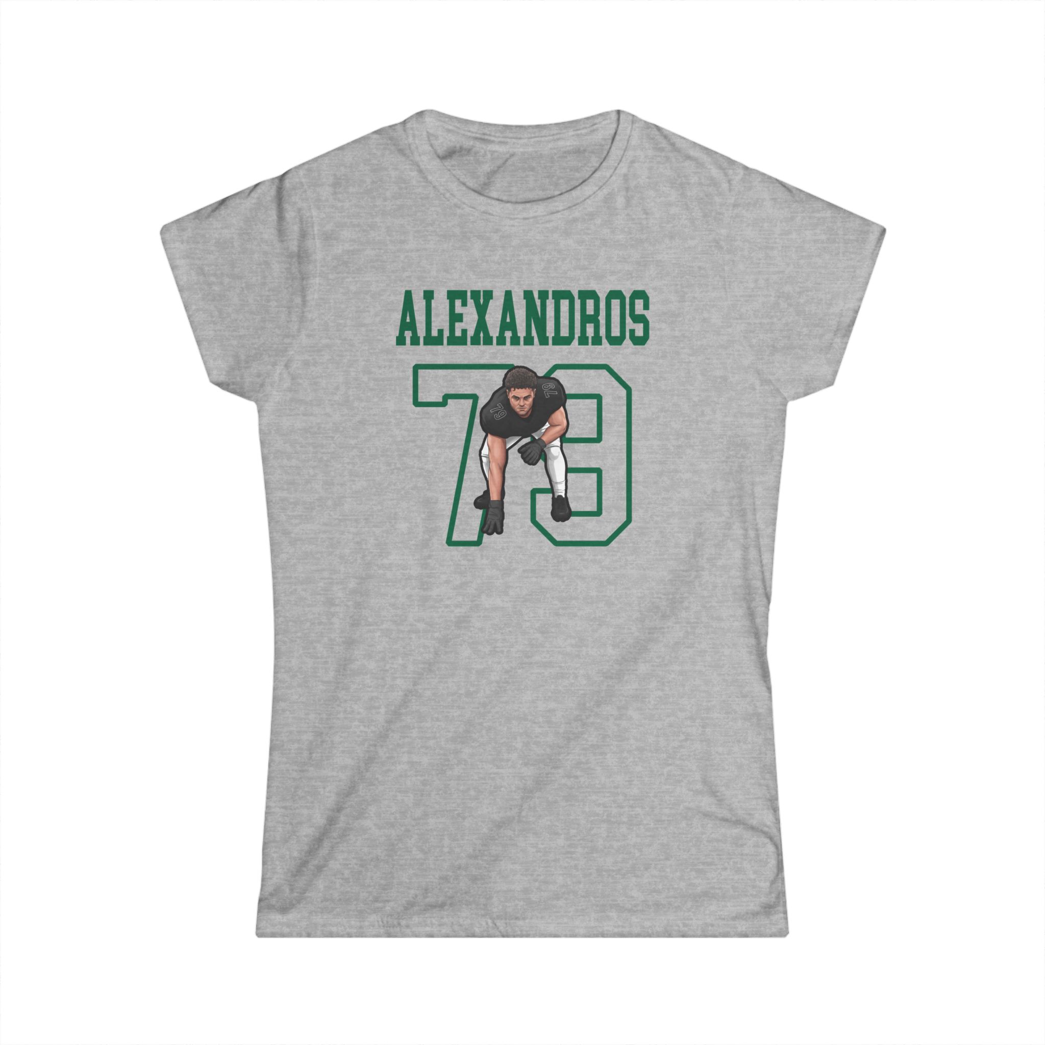 Women's Softstyle Tee — character_shirsey in Grey