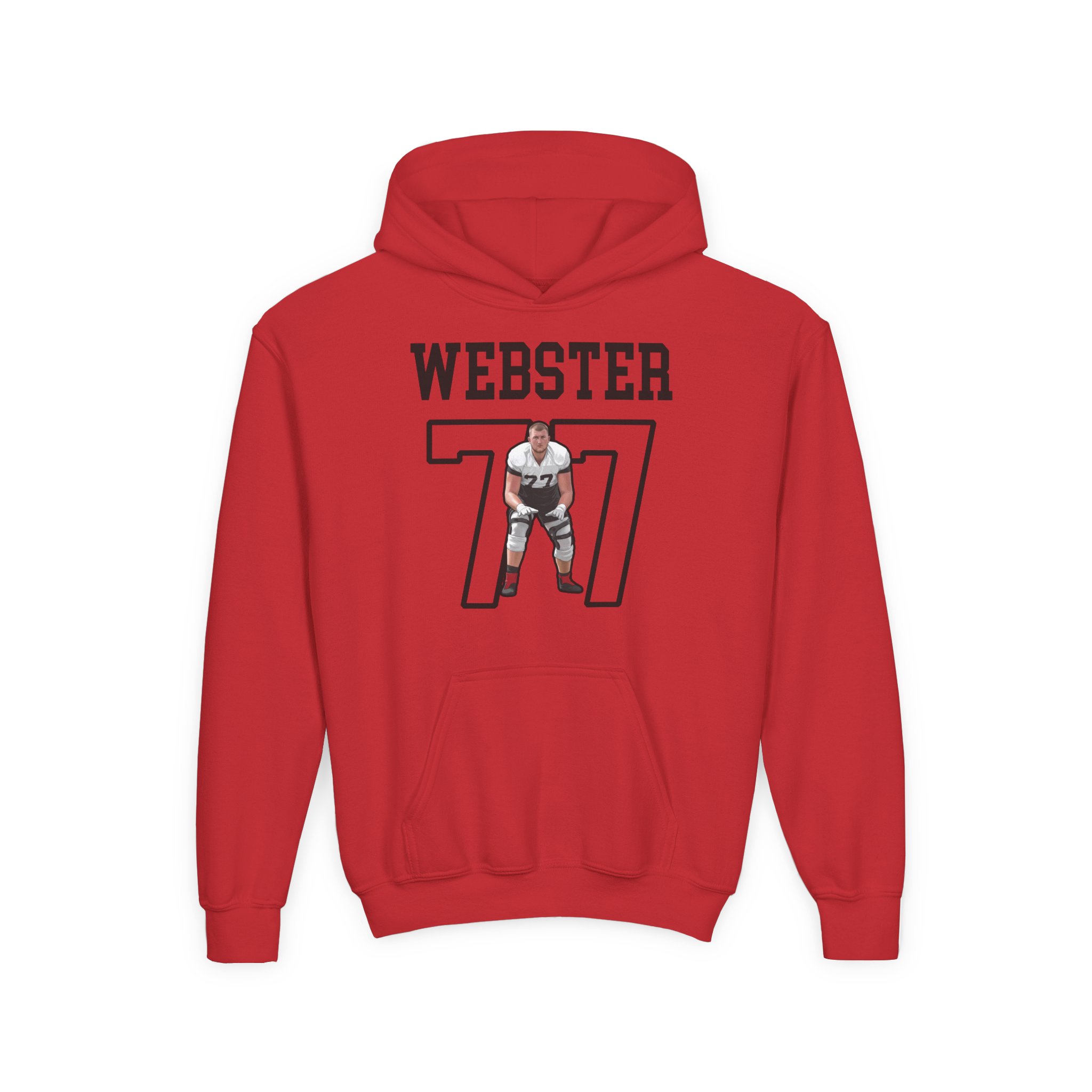 Youth Hoodie — character_shirsey in Red