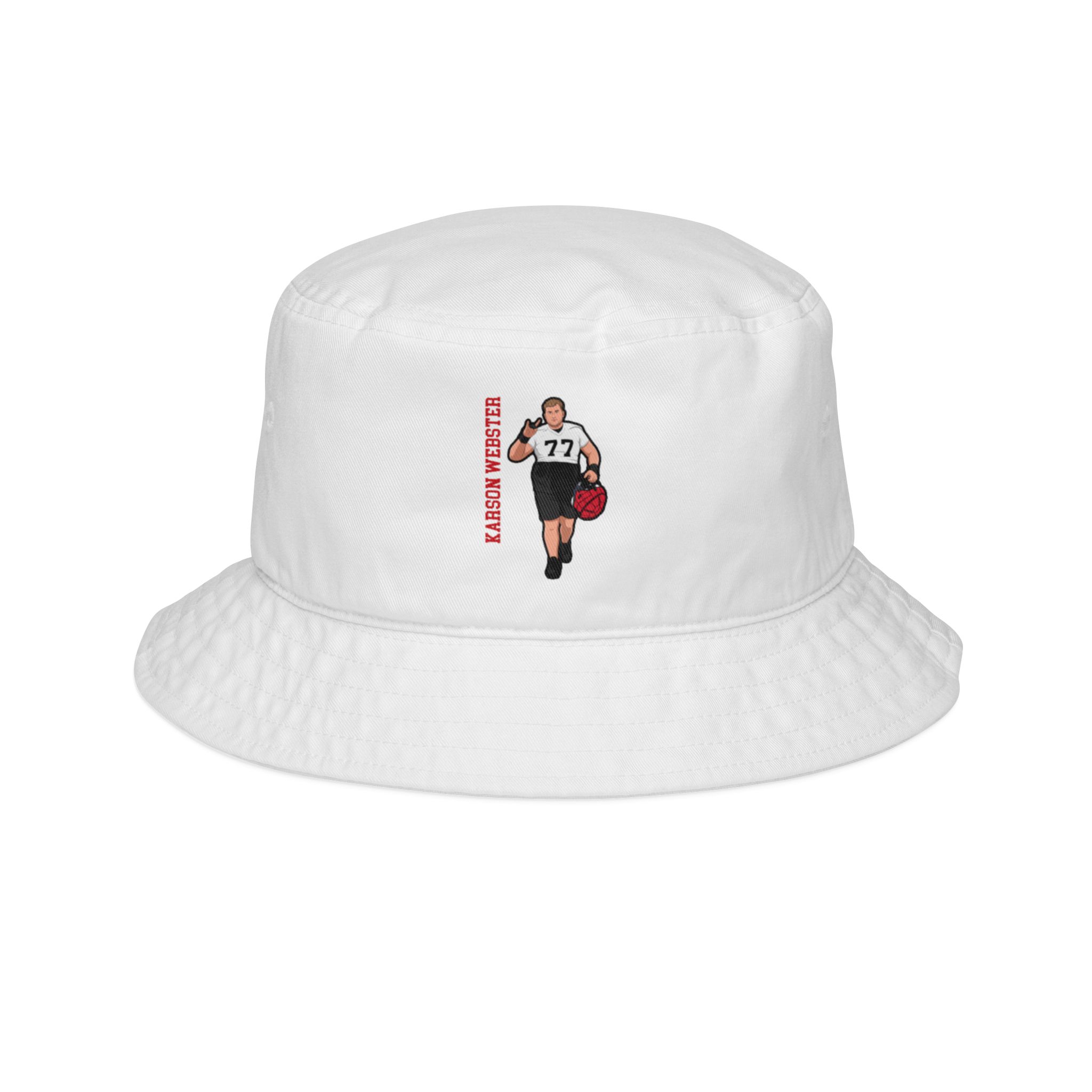 Bucket Hat — character_name_vertical in White