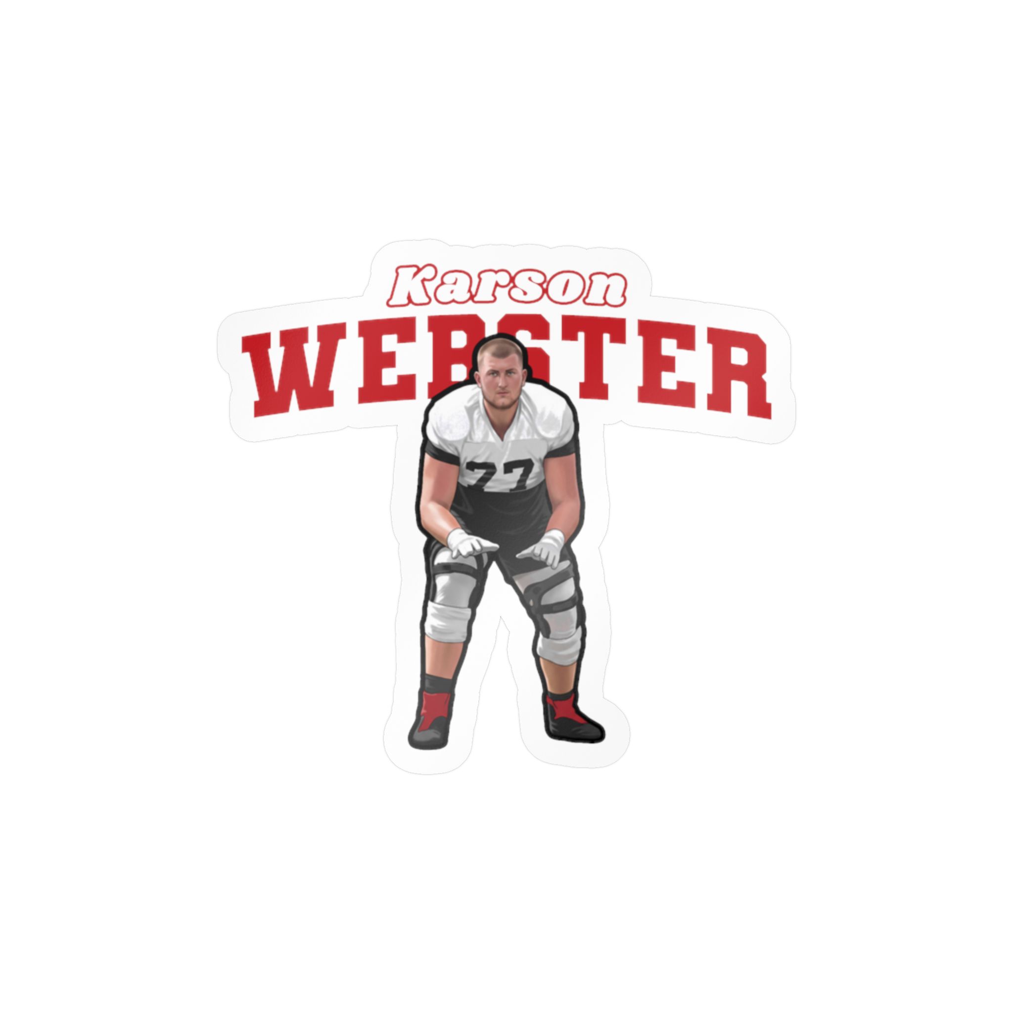 Vinyl Sticker — character_name_arch in Classic