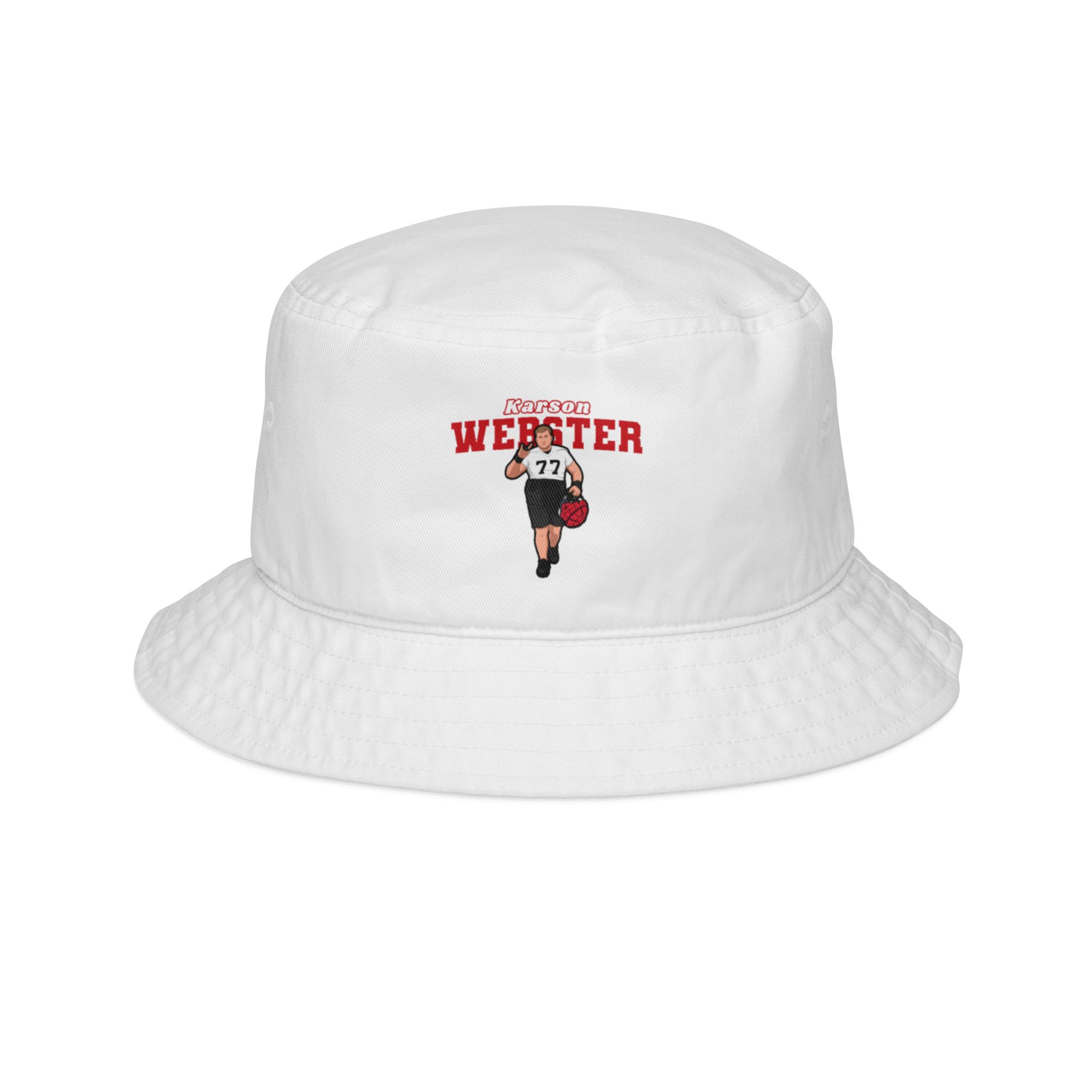 Bucket Hat — character_name_arch in White