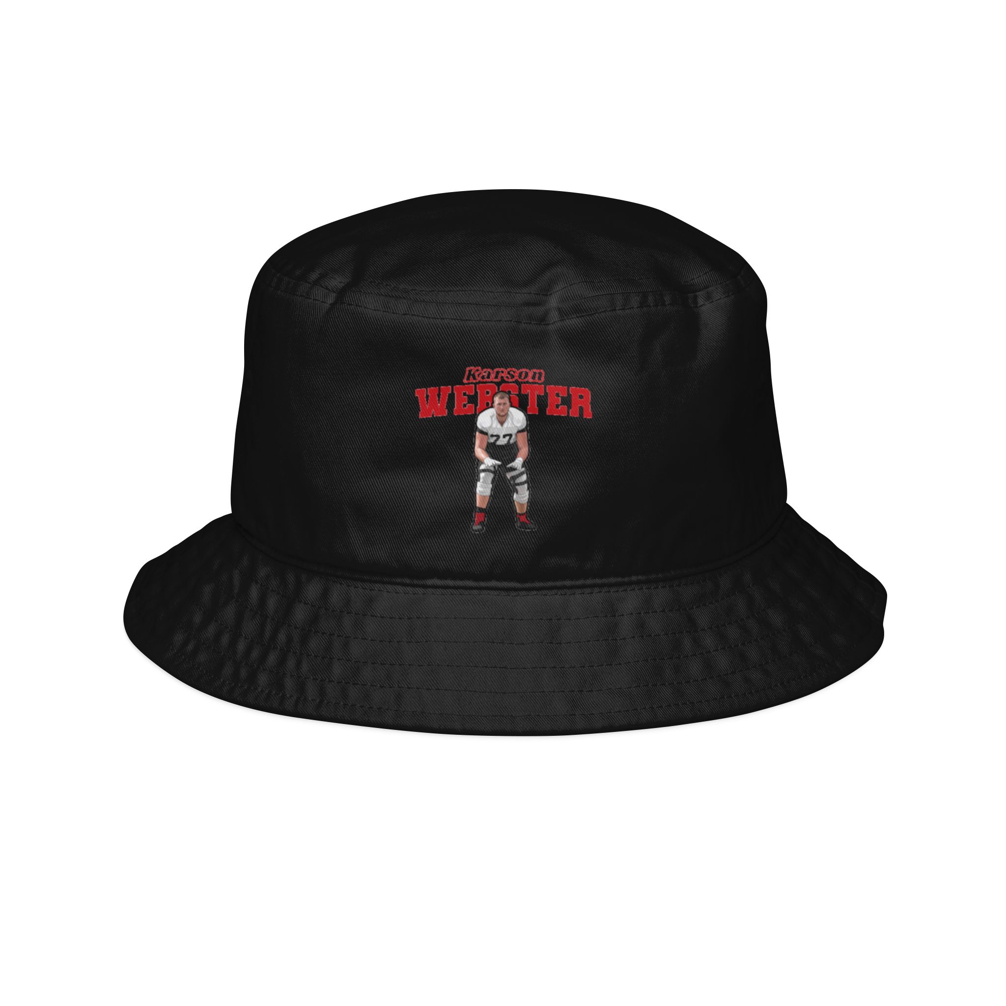 Bucket Hat — character_name_arch in Black