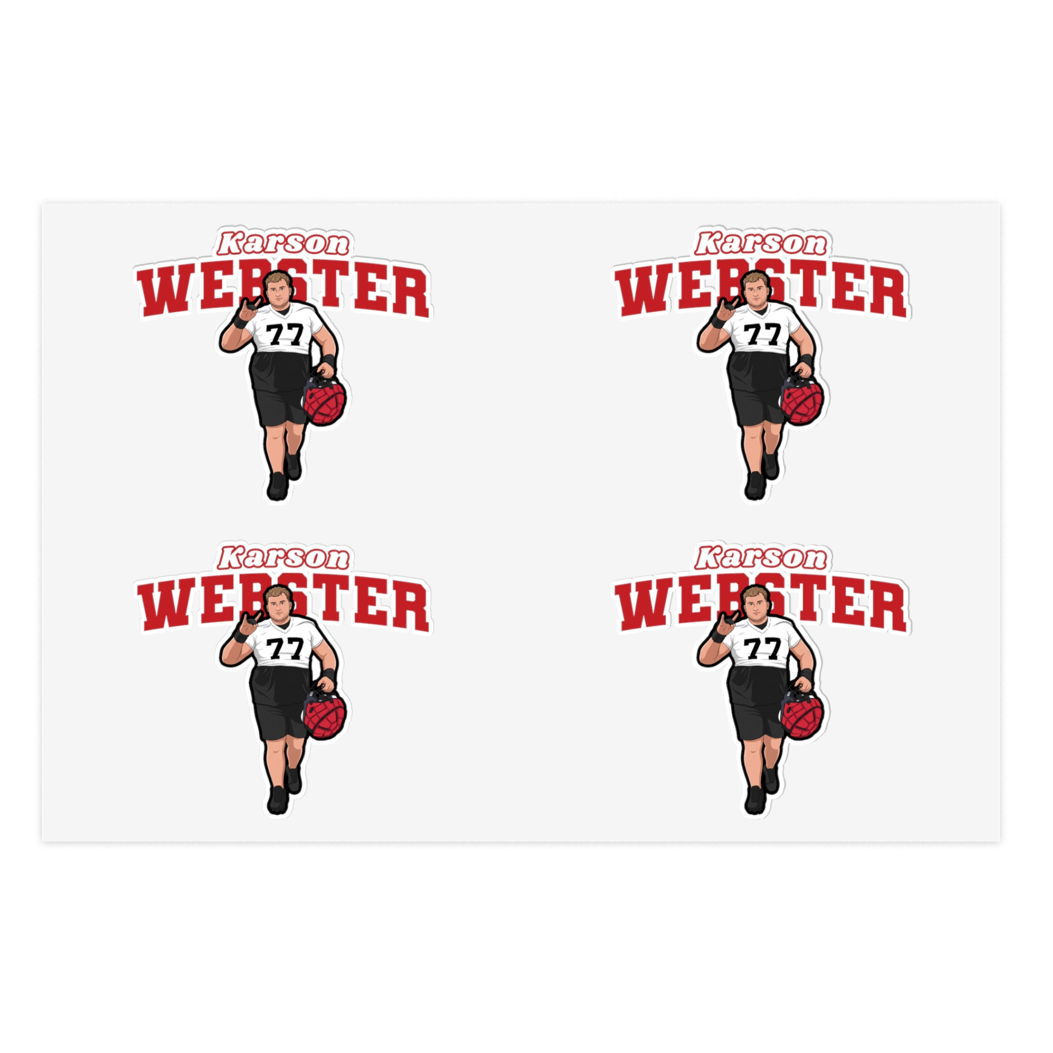 Sticker Sheet — character_name_arch in Classic
