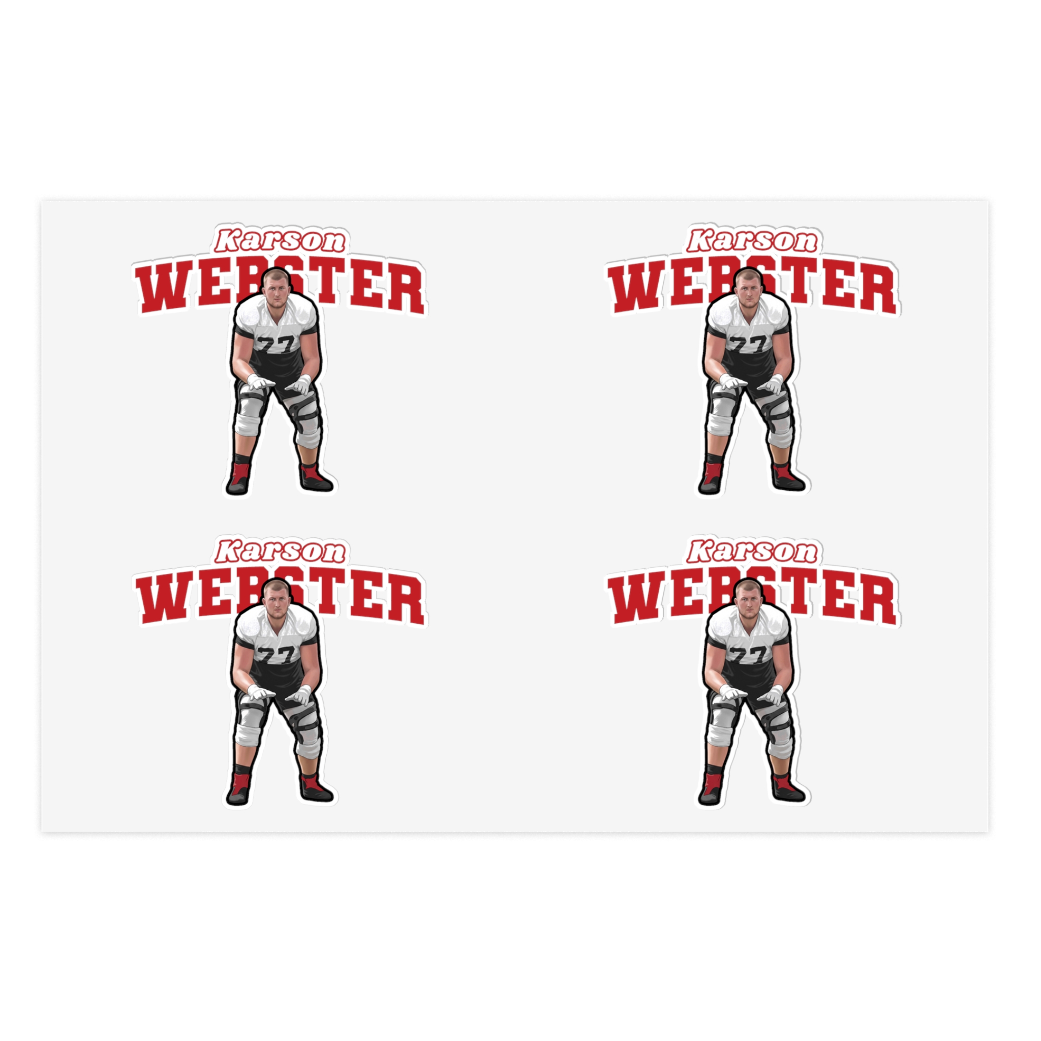 Sticker Sheet — character_name_arch in Classic