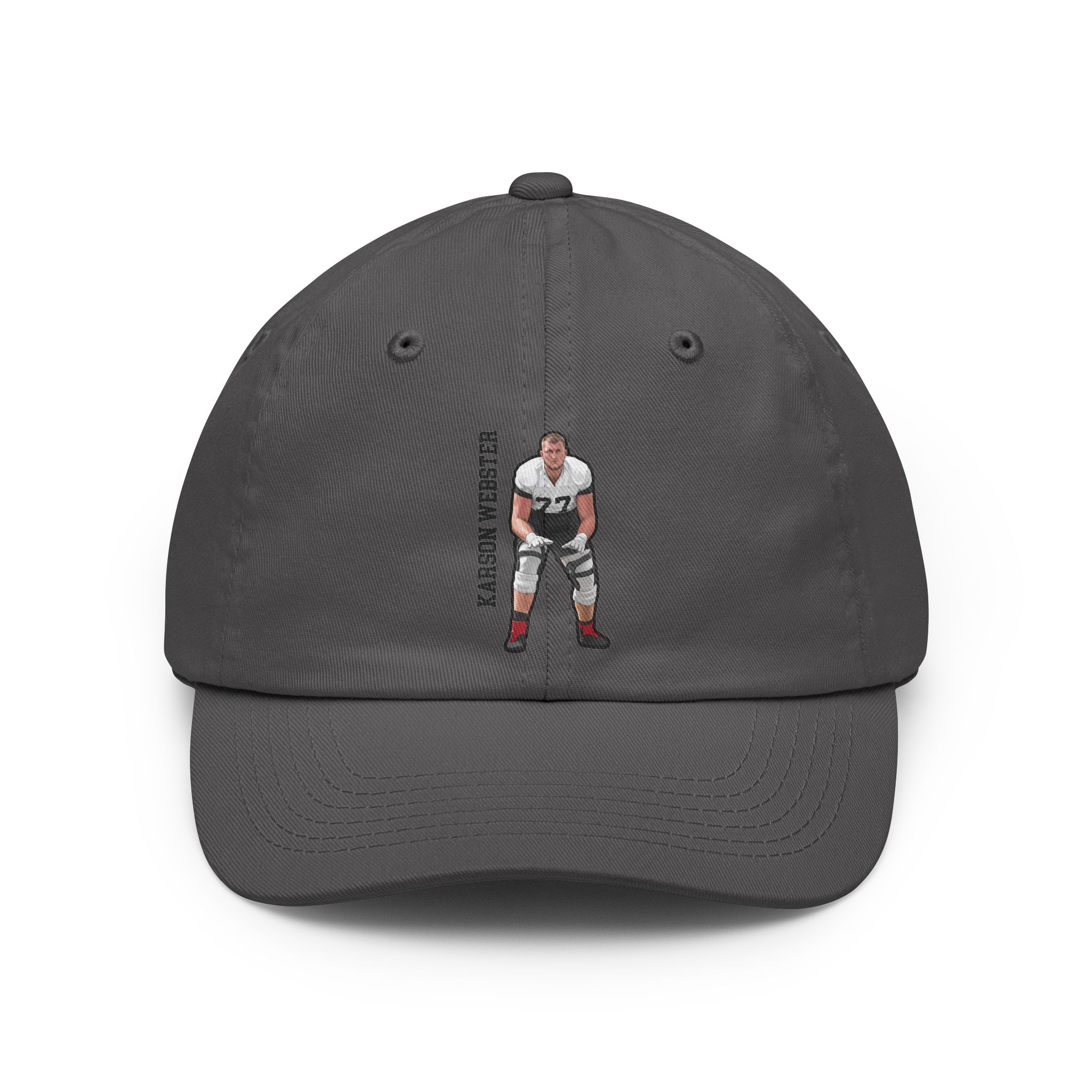 Classic Cap — character_name_vertical in Grey