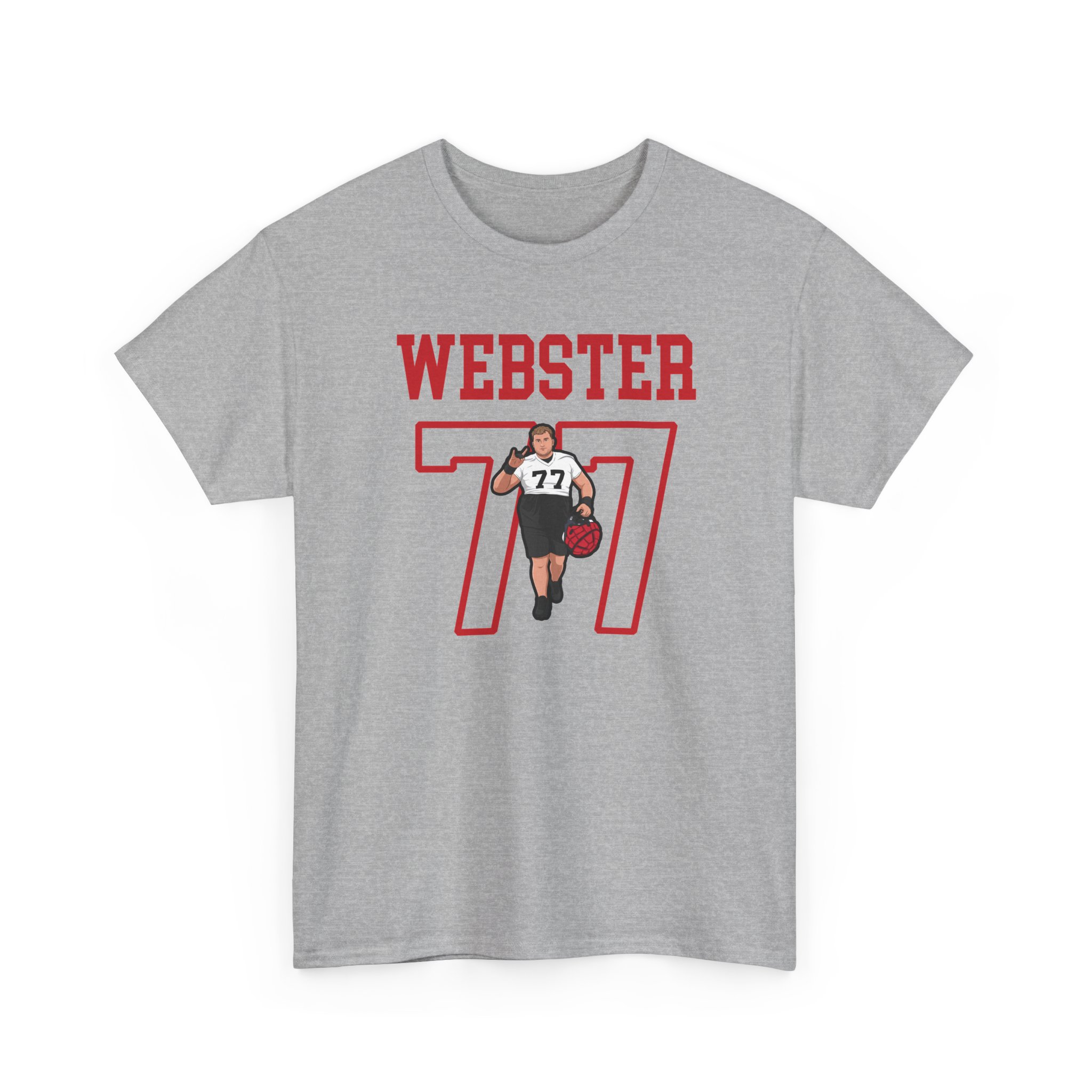 Tee — character_shirsey in Grey