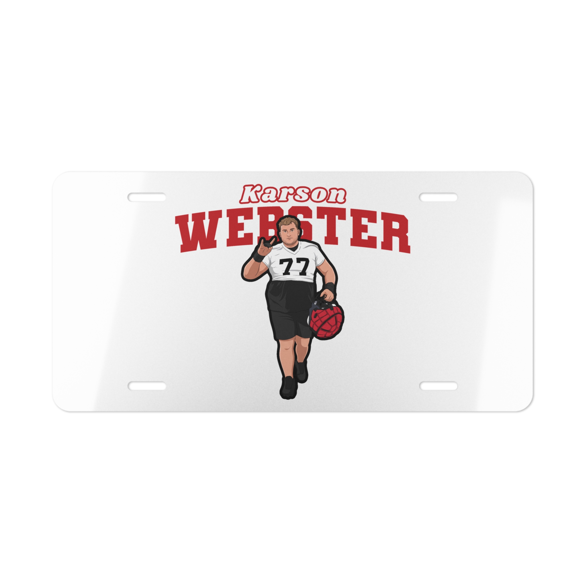 License Plate — character_name_arch in Classic