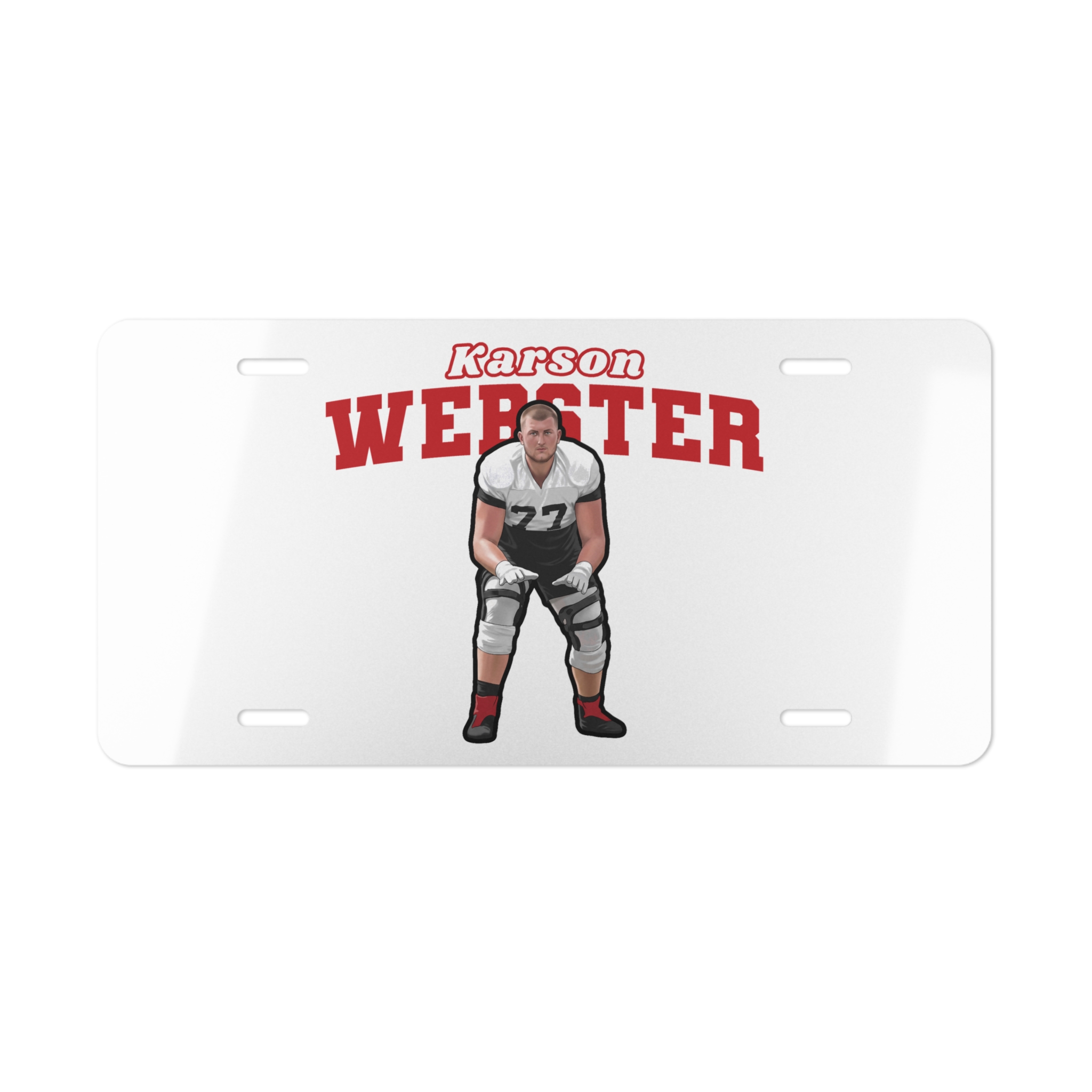 License Plate — character_name_arch in Classic