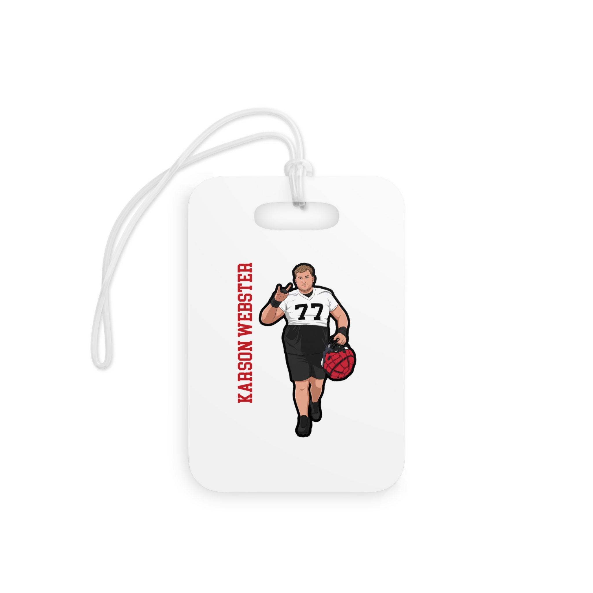 Bag Tag — character_name_vertical in Classic