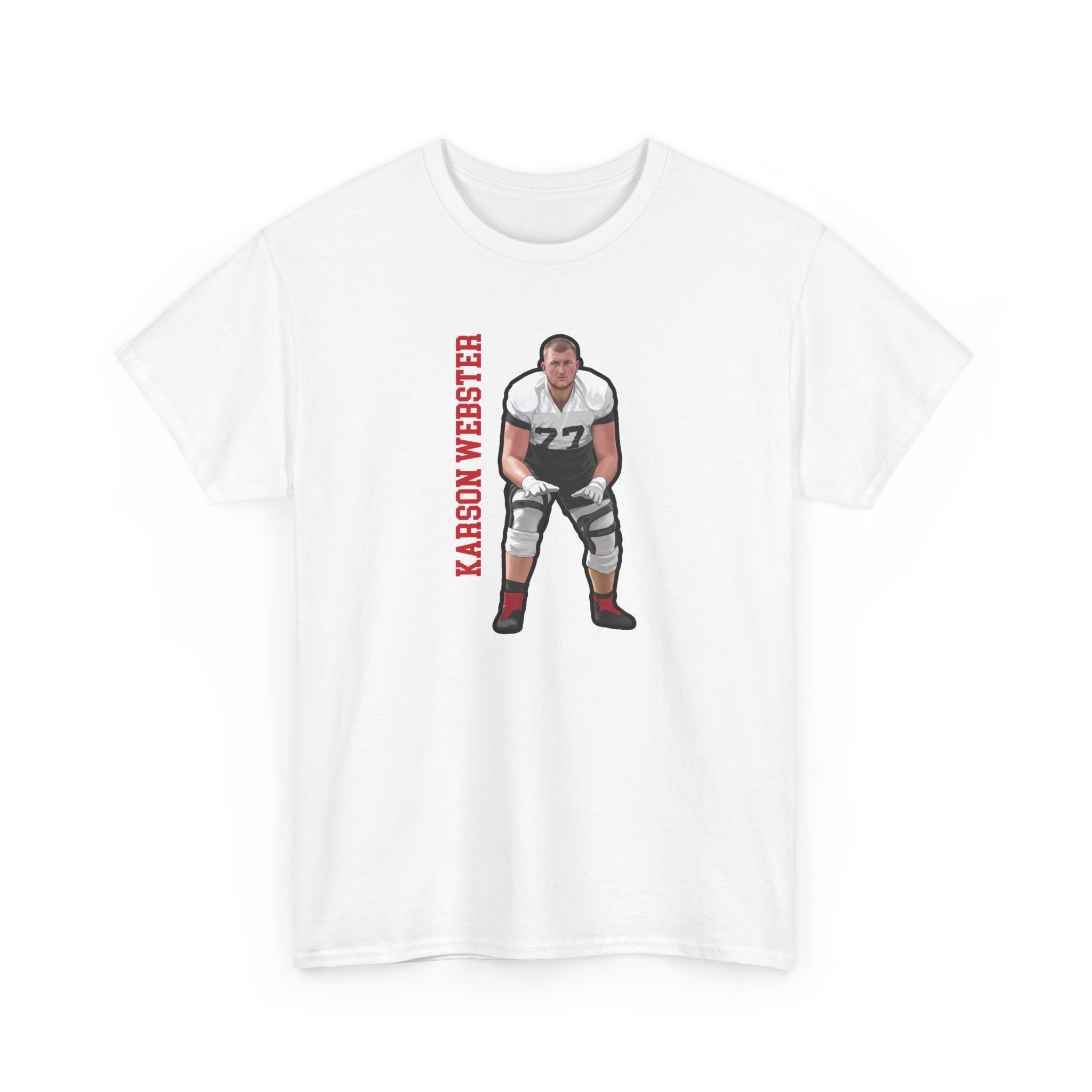 Tee — character_name_vertical in White