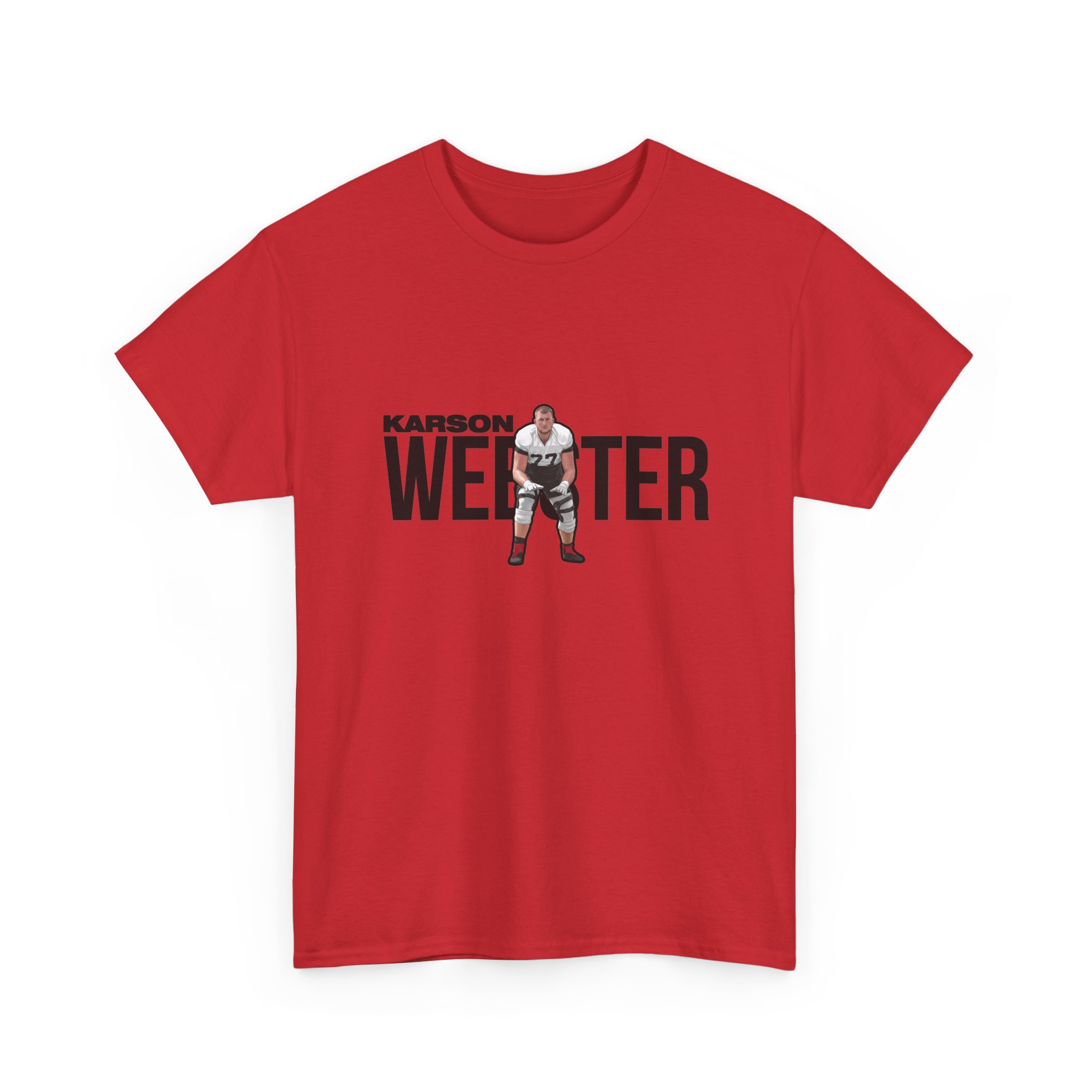Tee — character_player_name in Red