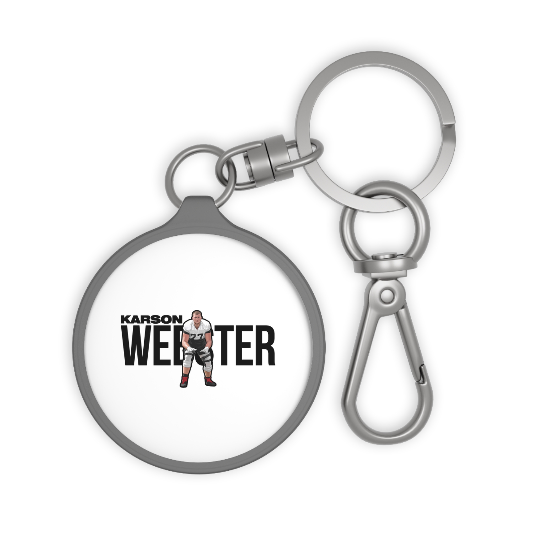 Keychain — character_player_name in Grey
