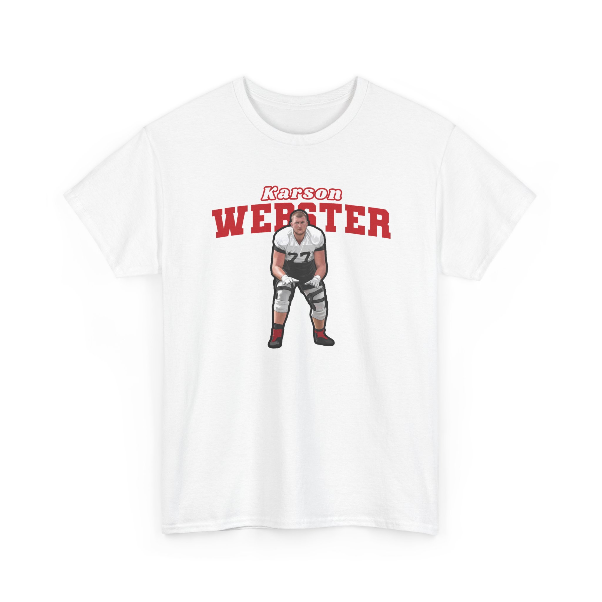 Tee — character_name_arch in White