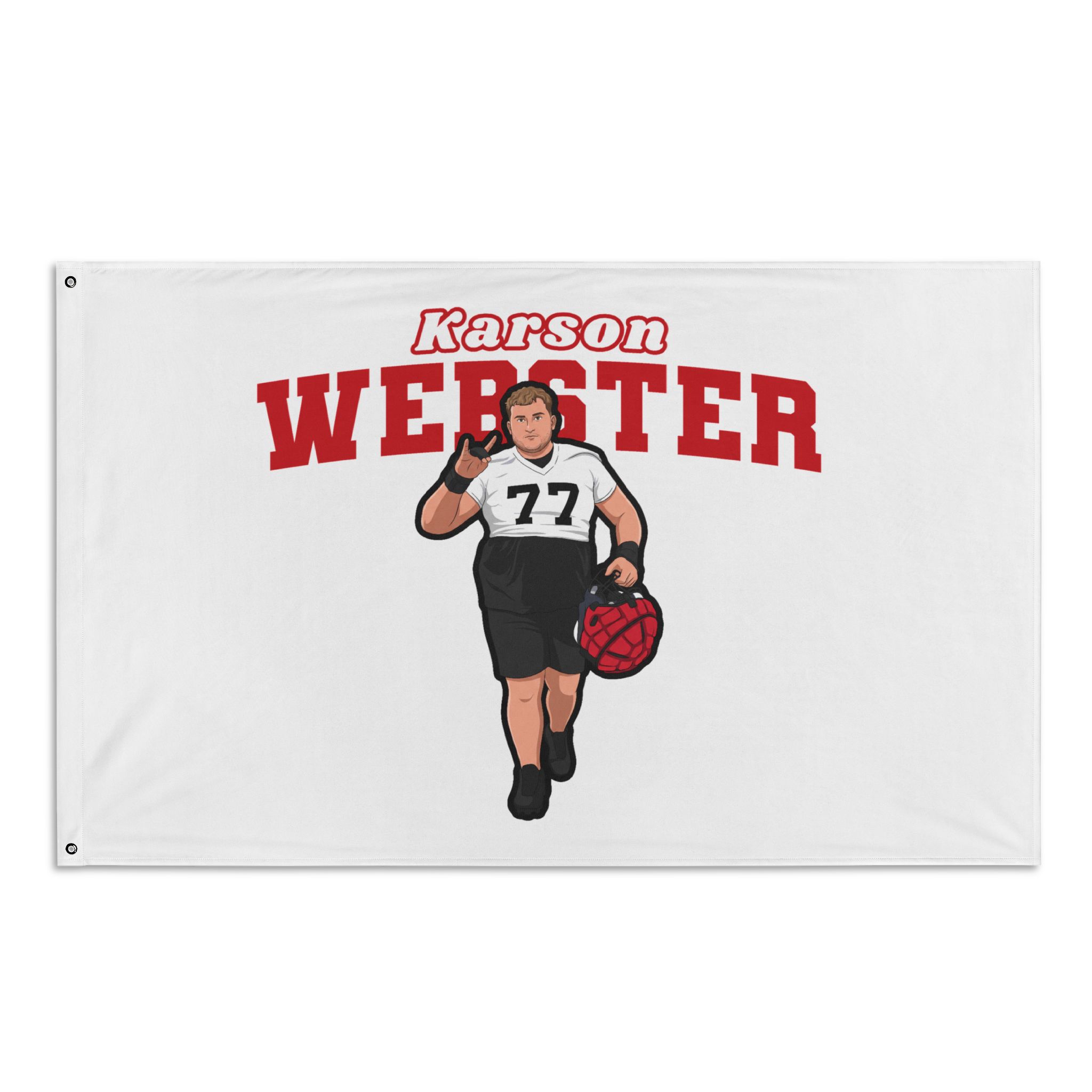 Flag (35 × 56 in) — character_name_arch in Classic