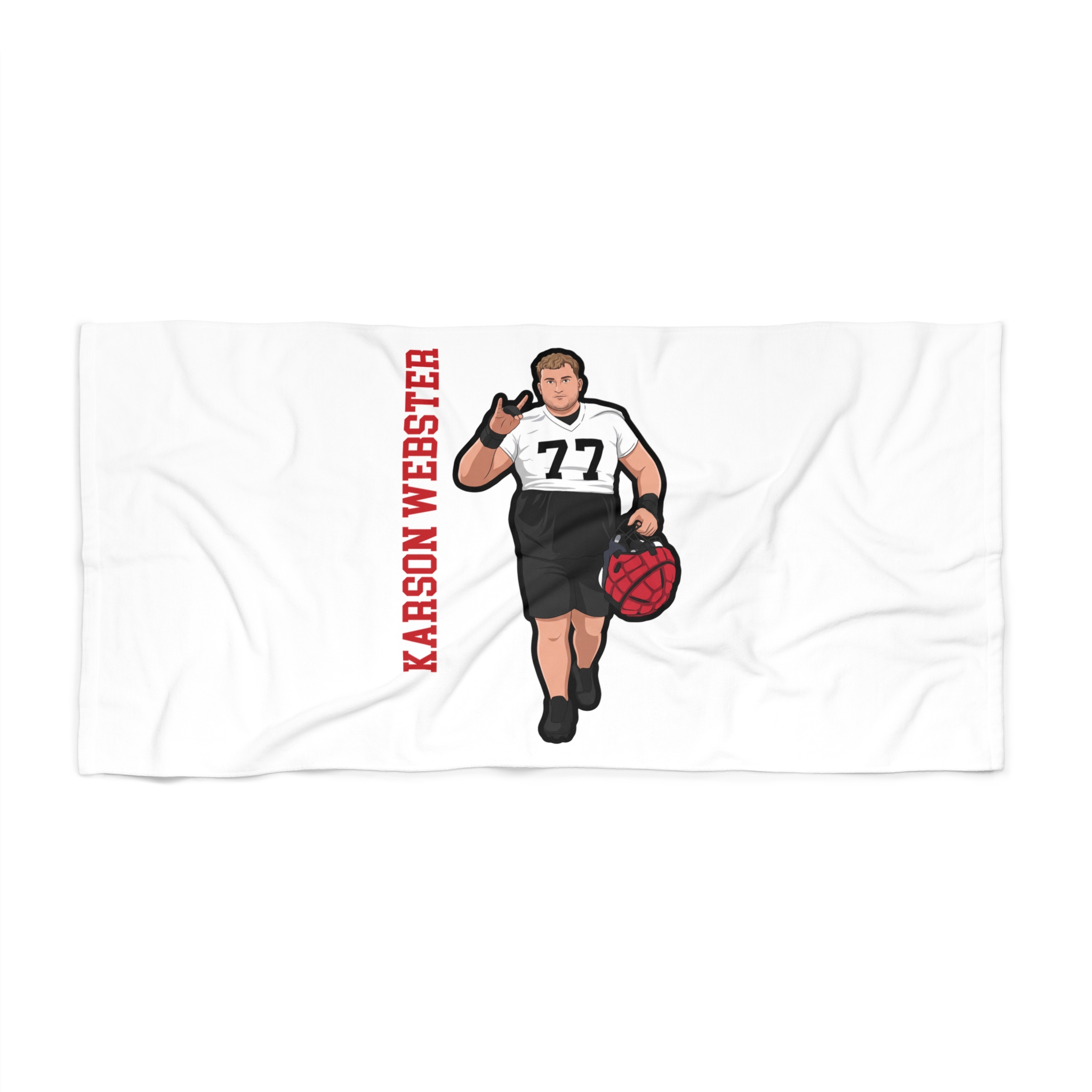 Beach Towel — character_name_vertical in Classic