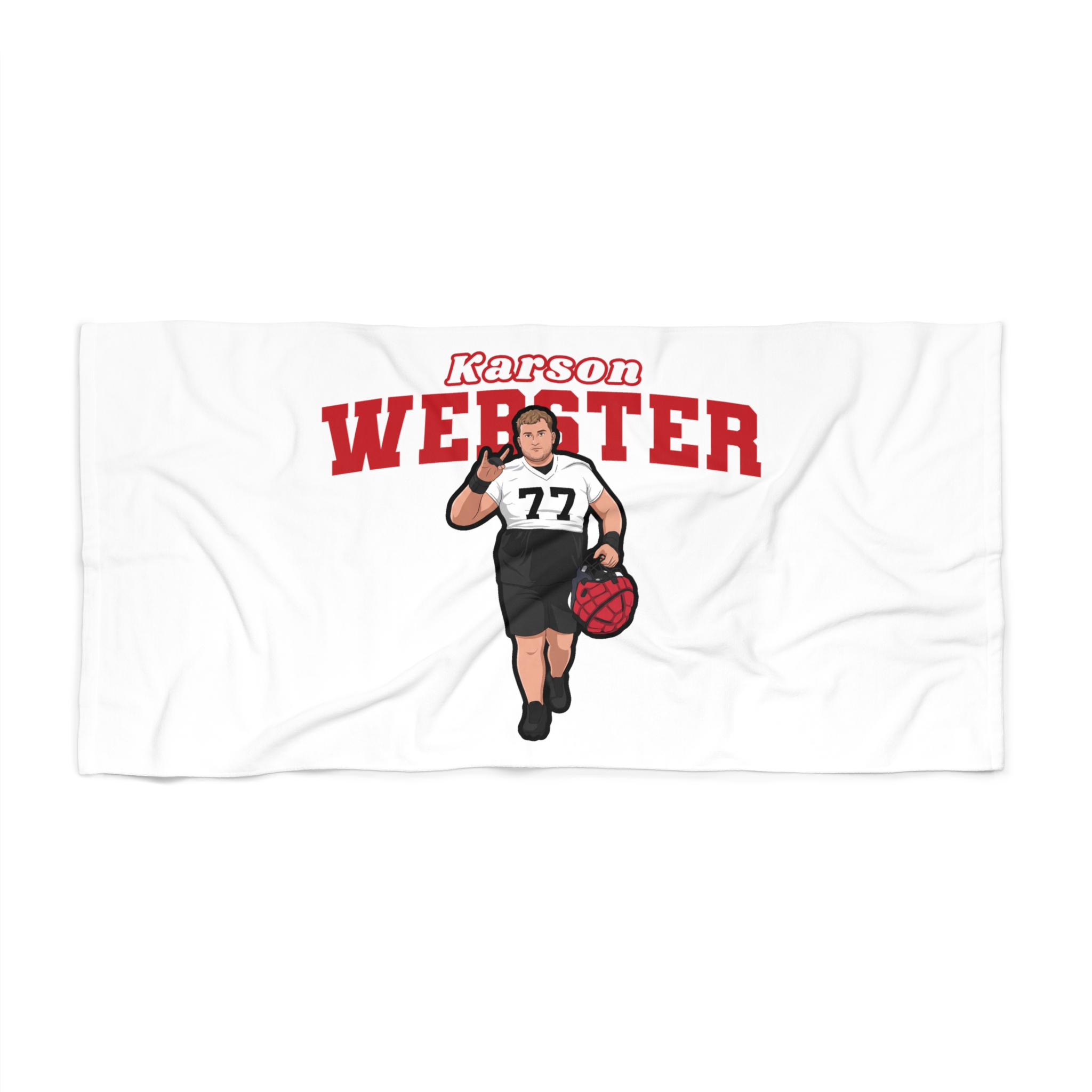 Beach Towel — character_name_arch in Classic