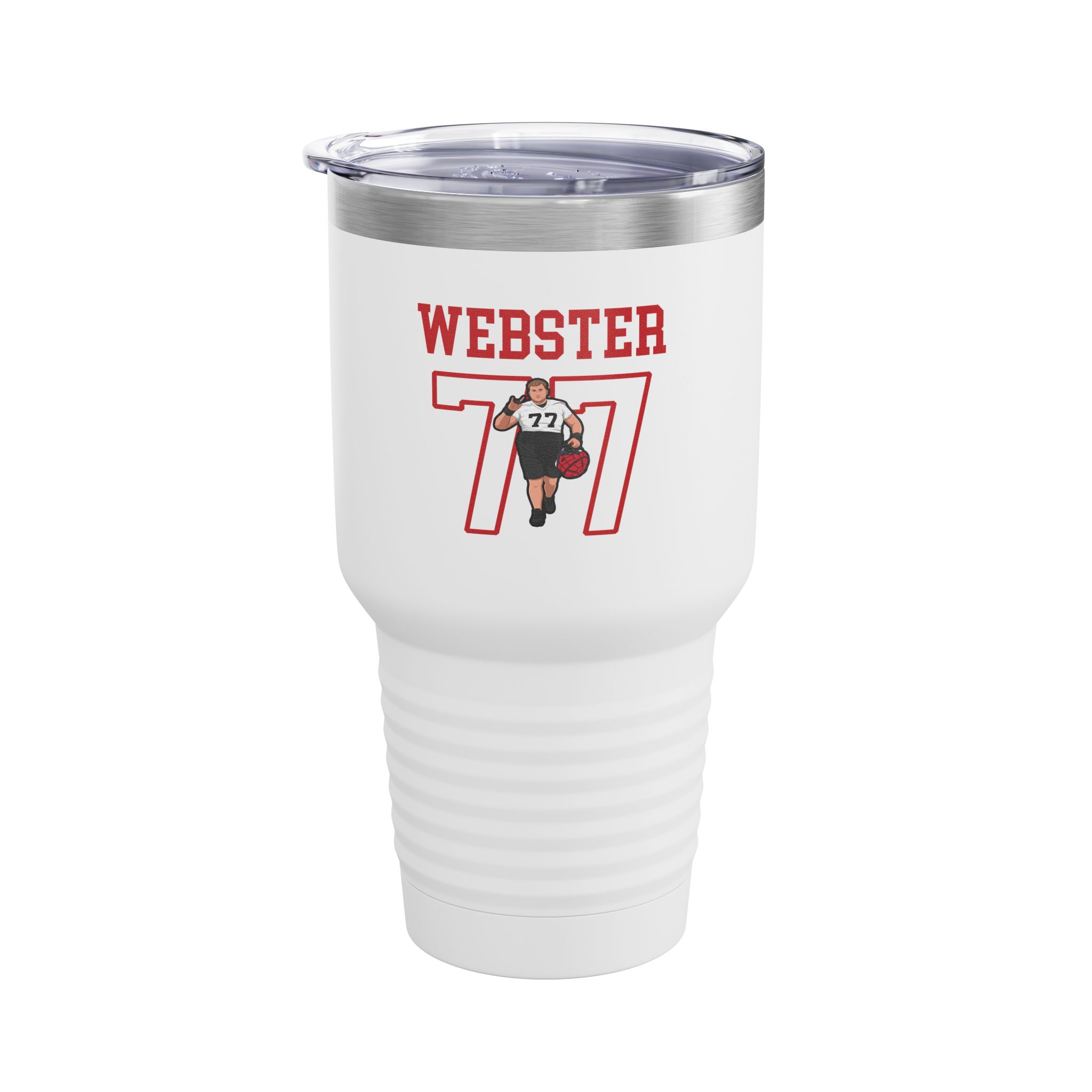 30oz Tumbler — character_shirsey in White