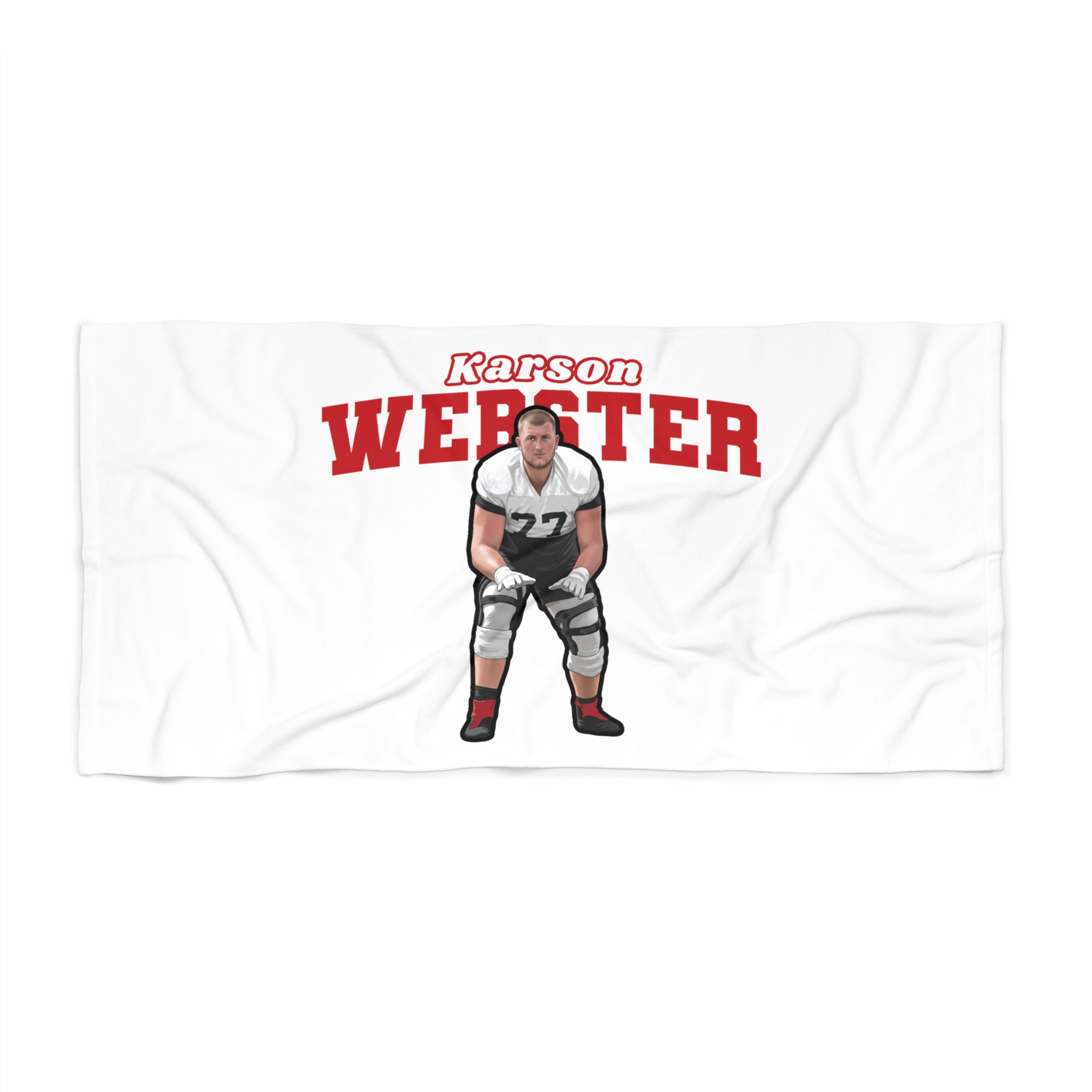 Beach Towel — character_name_arch in Classic
