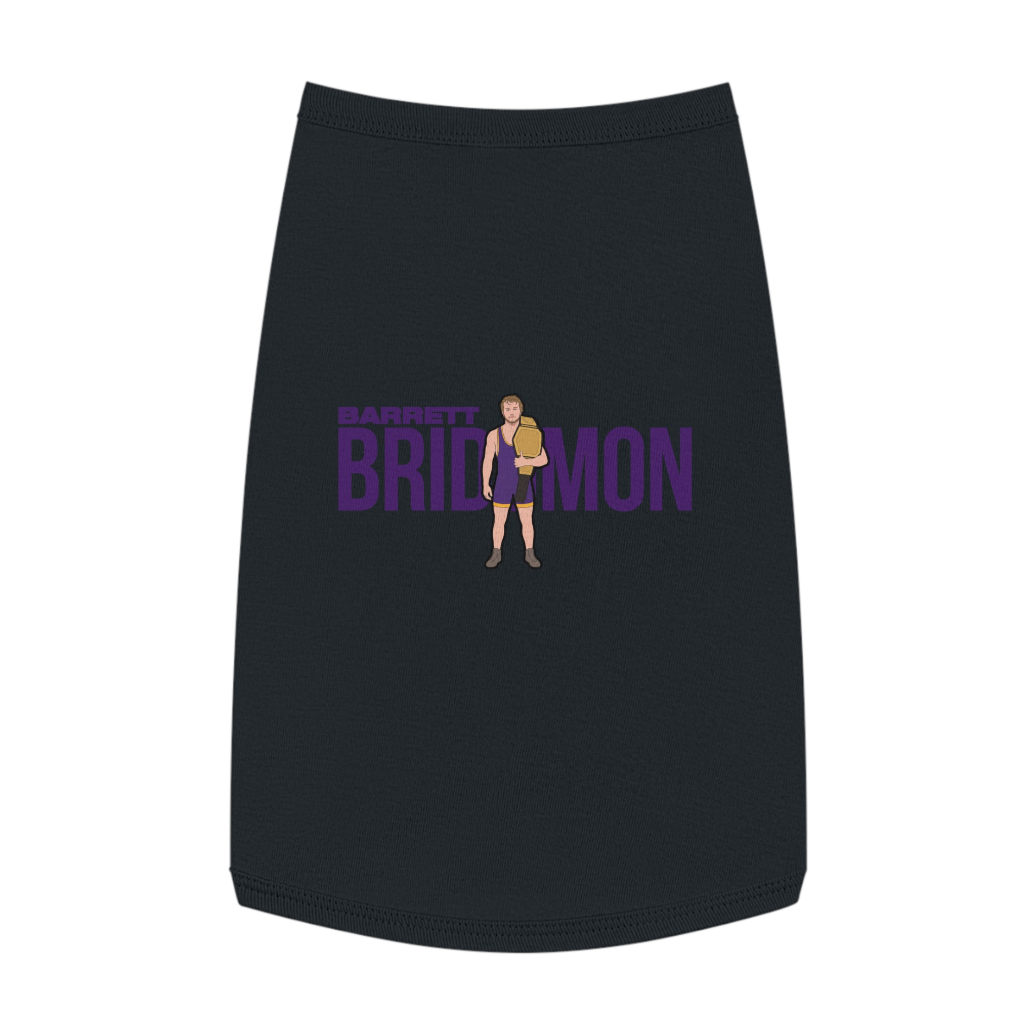 Pet Tank Top — character_player_name in White