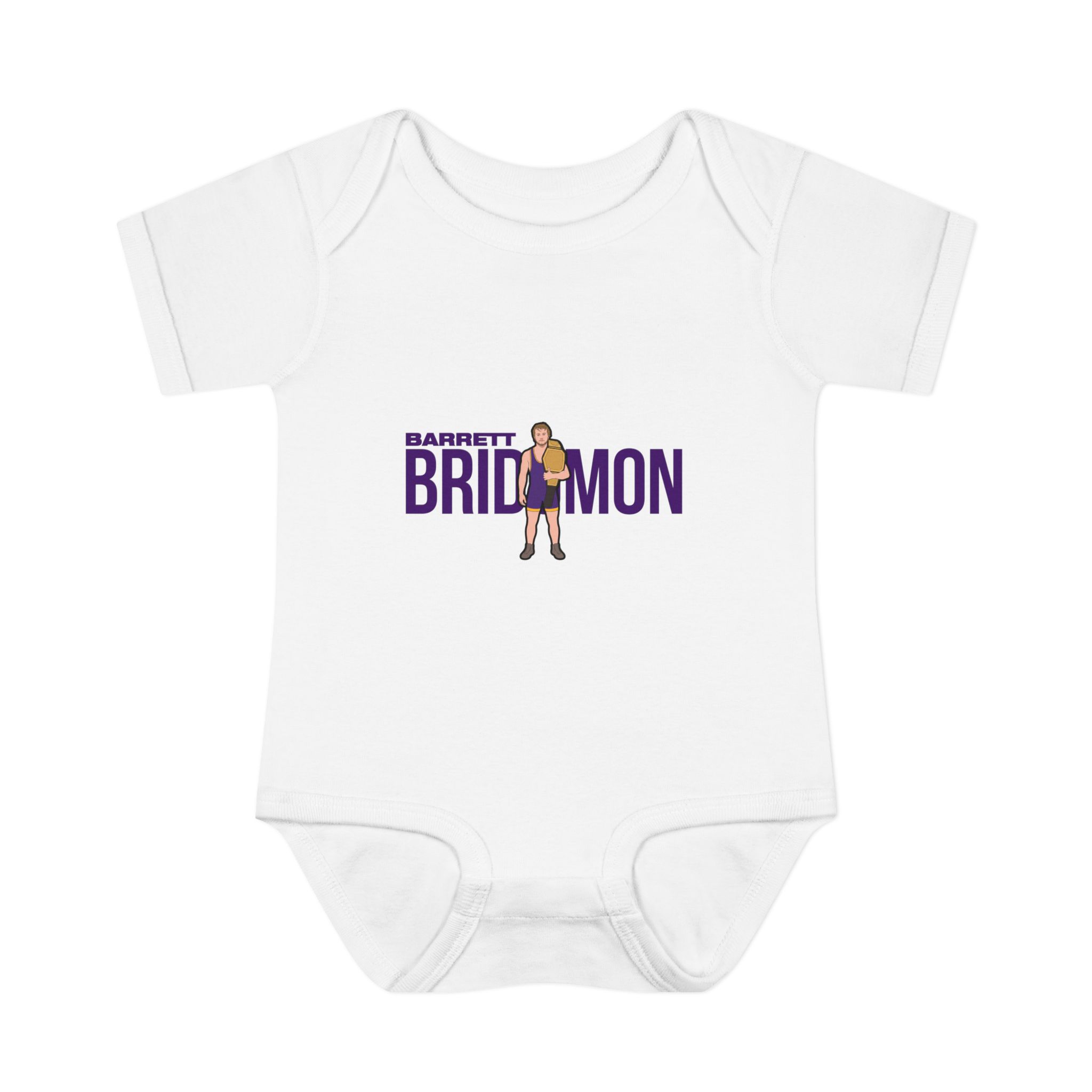Baby Onesie — character_player_name in White