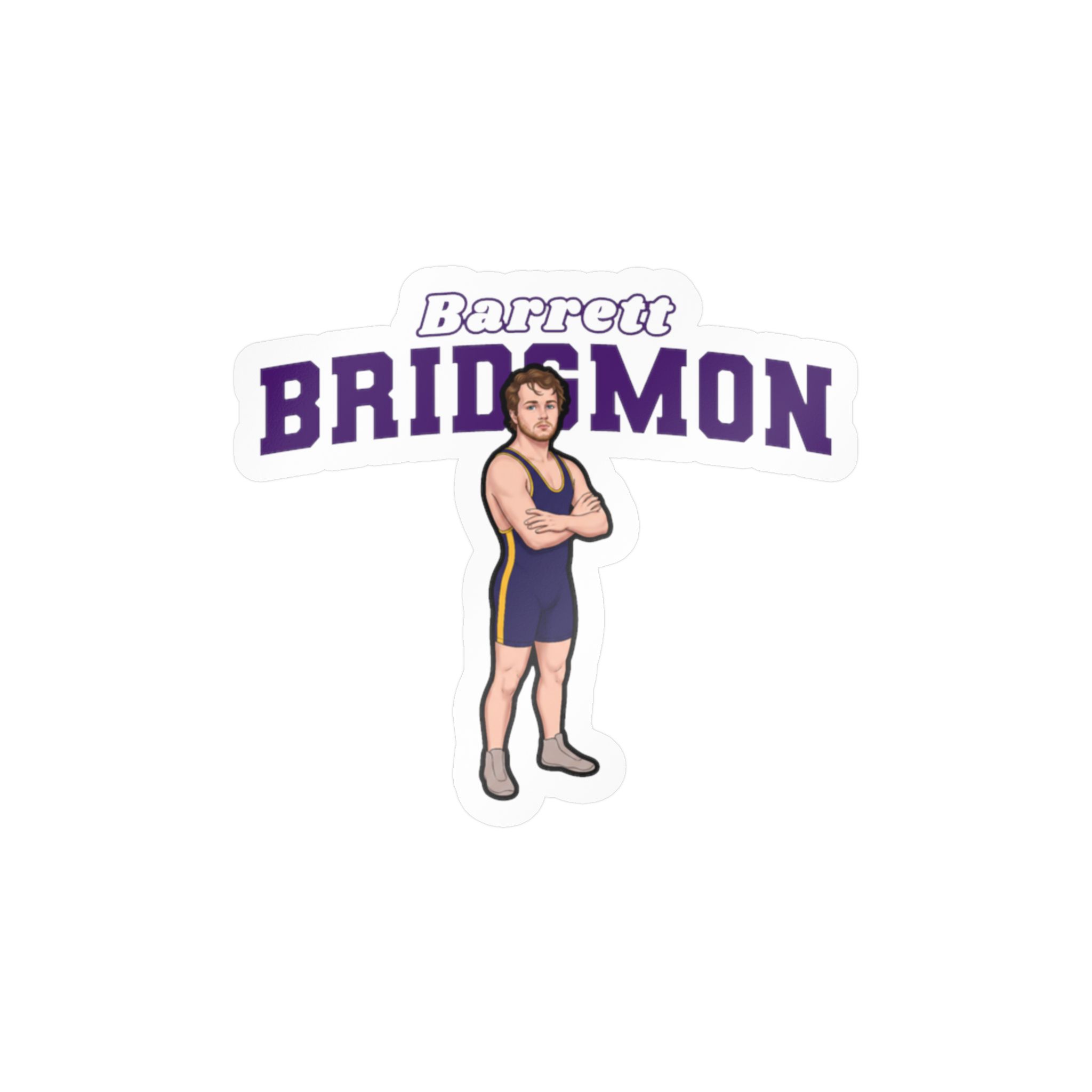 Vinyl Sticker — character_name_arch in Classic