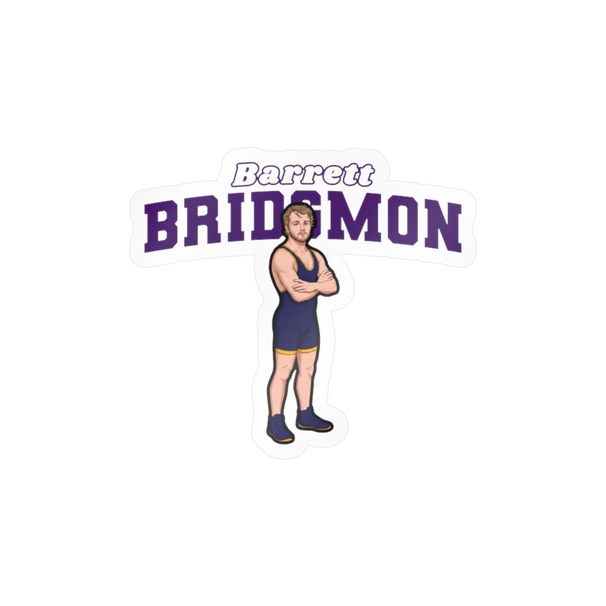 Vinyl Sticker — character_name_arch in Classic
