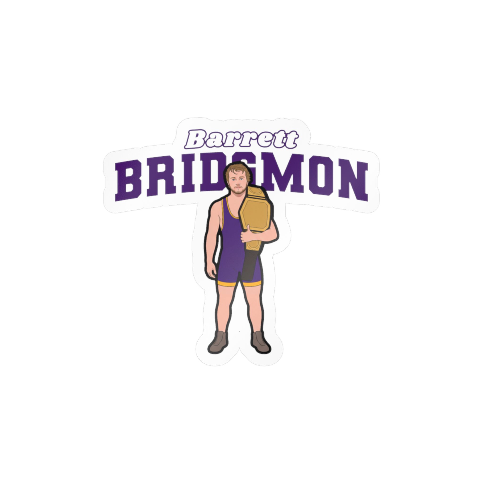 Vinyl Sticker — character_name_arch in Classic