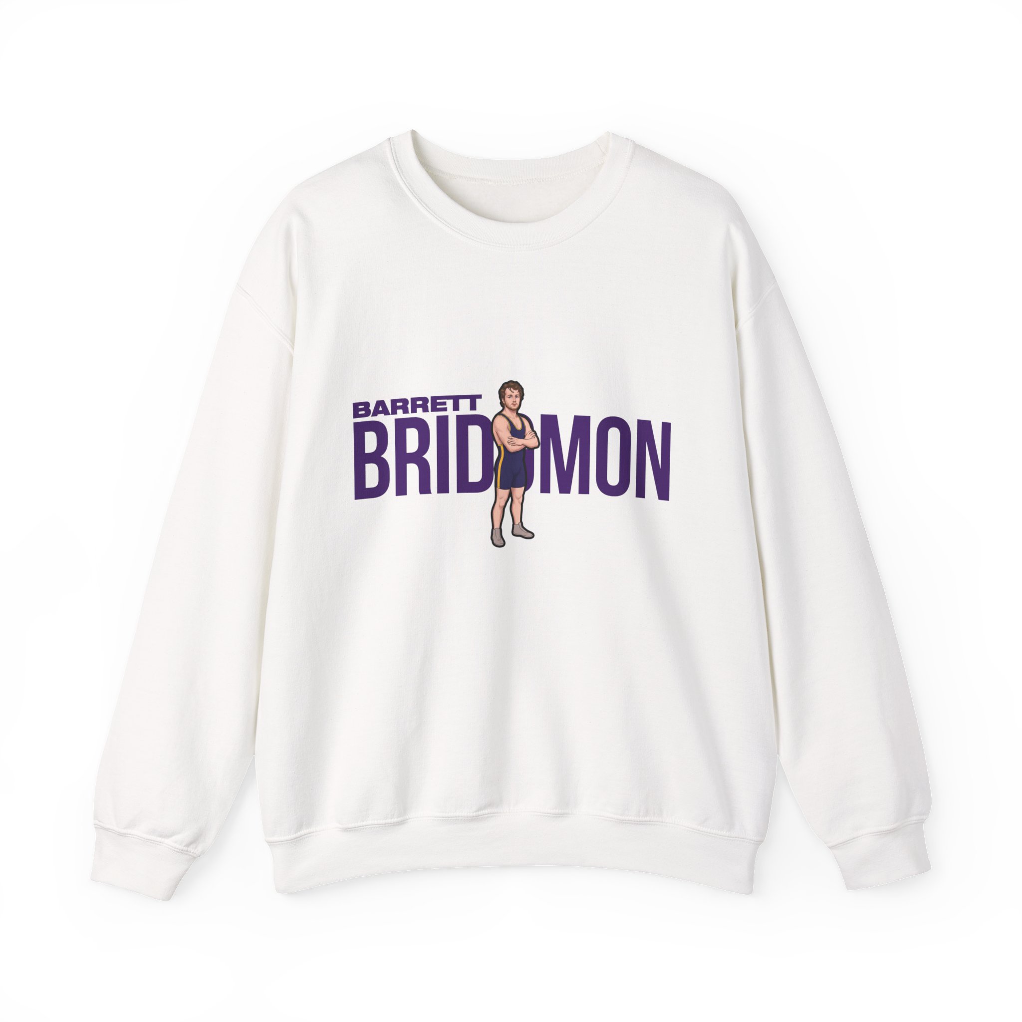 Crewneck Sweatshirt — character_player_name in White
