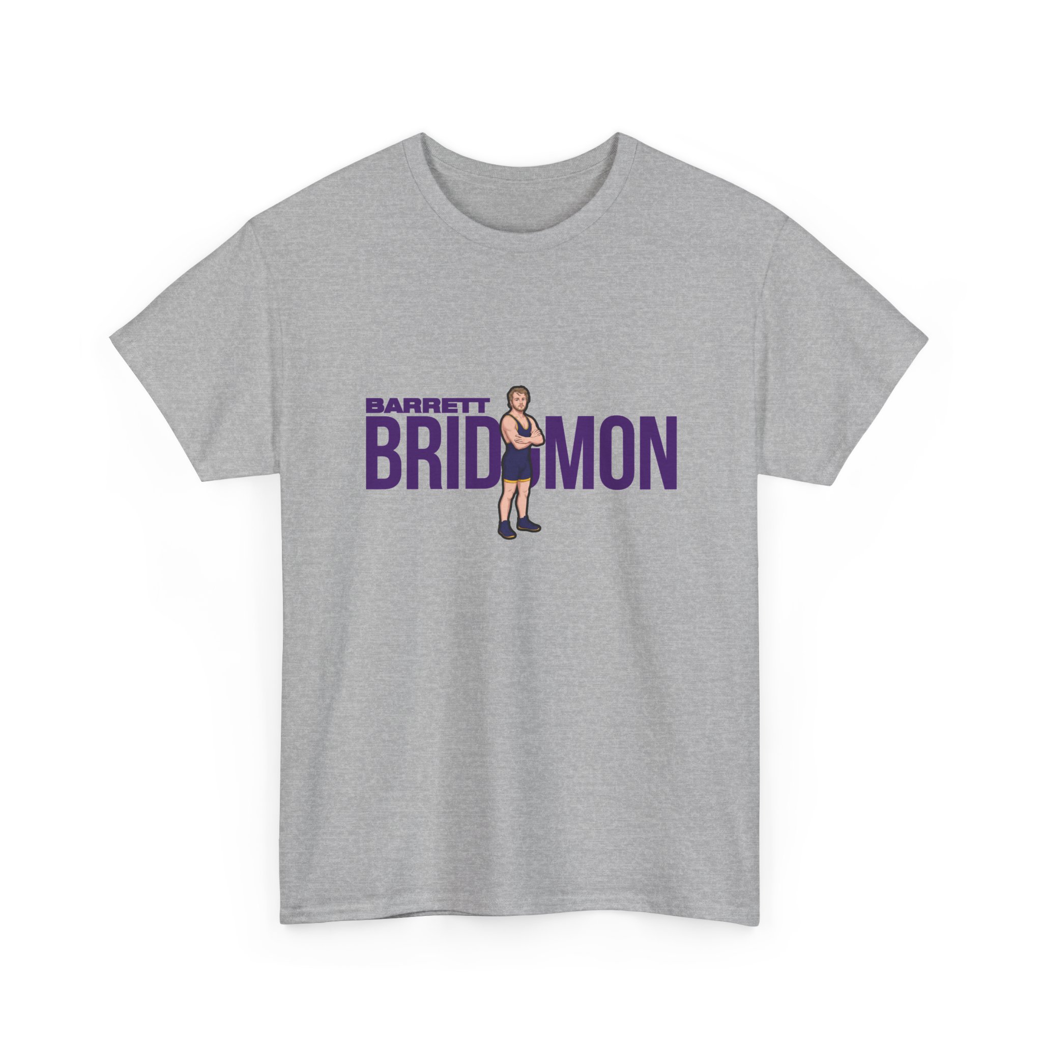 Tee — character_player_name in Grey