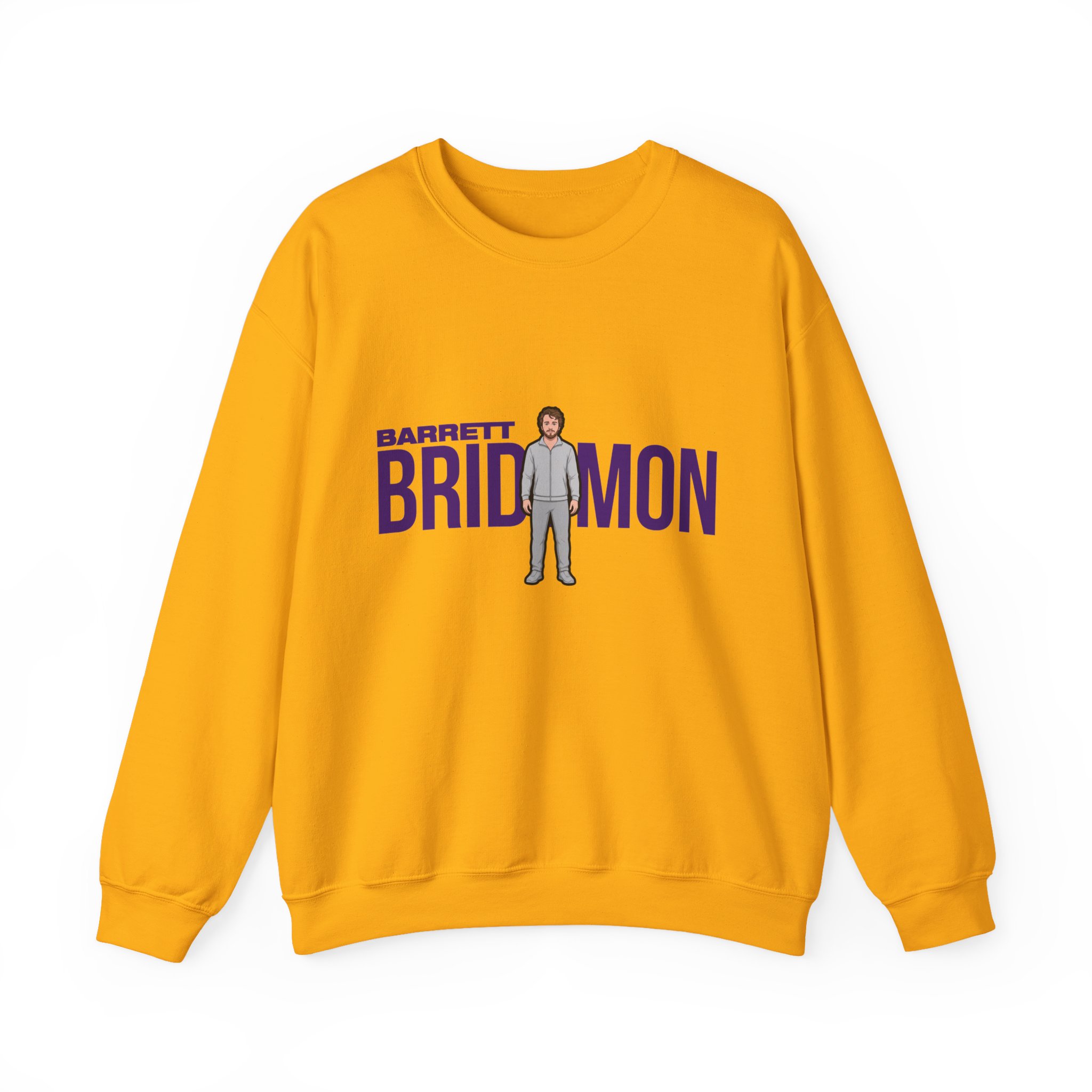 Crewneck Sweatshirt — character_player_name in Gold
