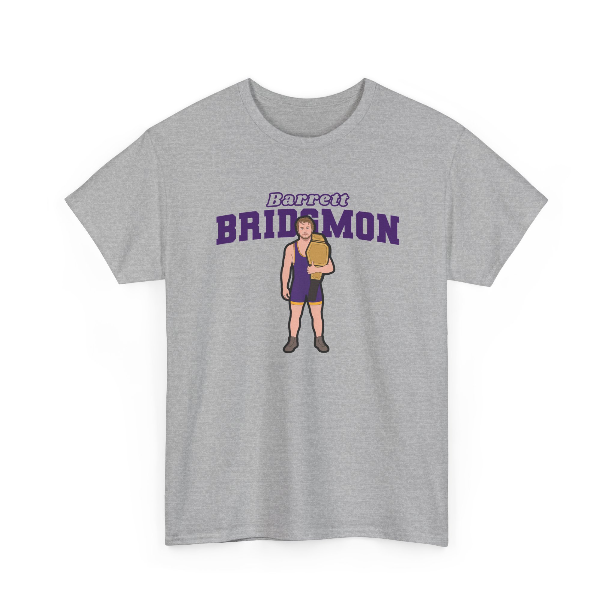Tee — character_name_arch in Grey
