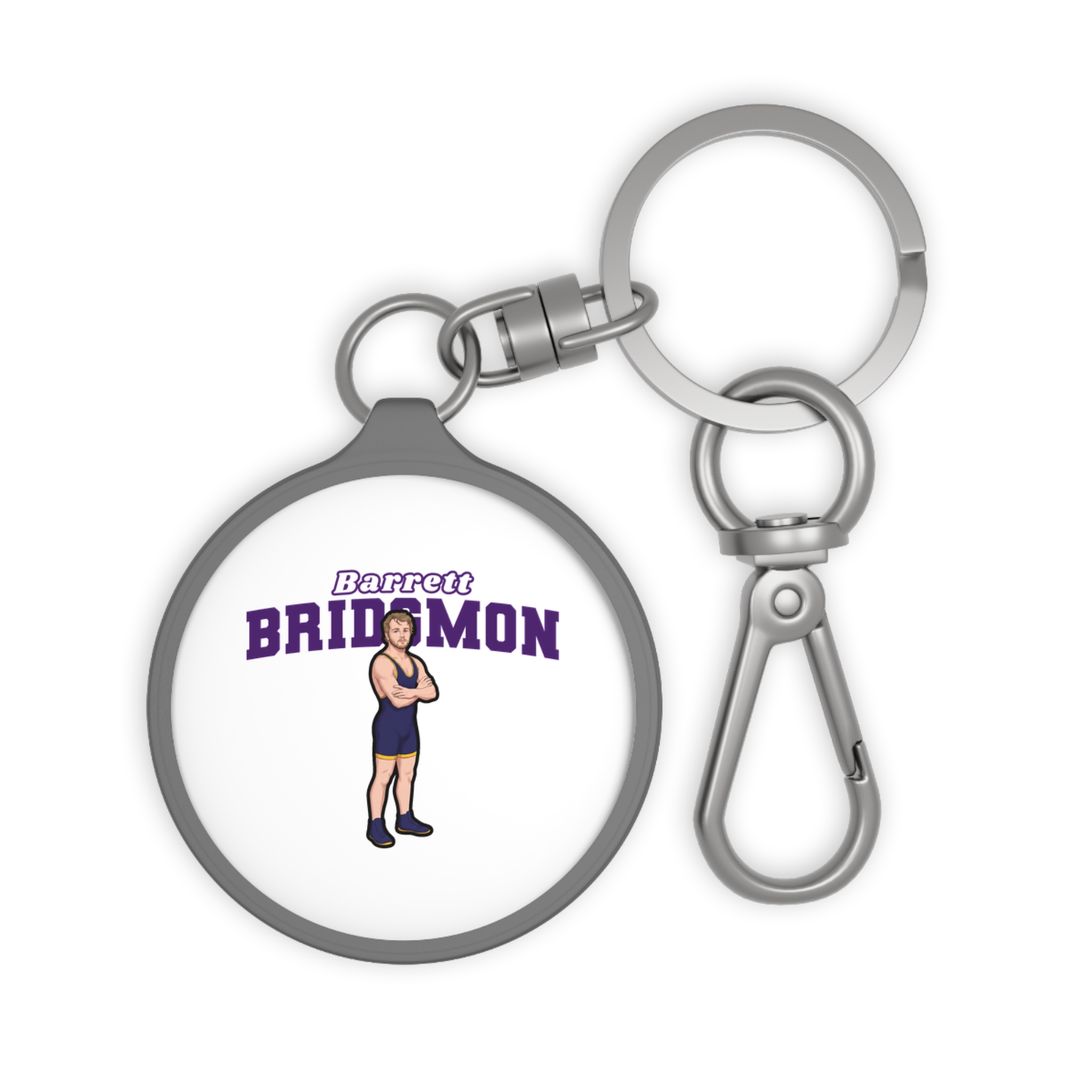 Keychain — character_name_arch in Grey