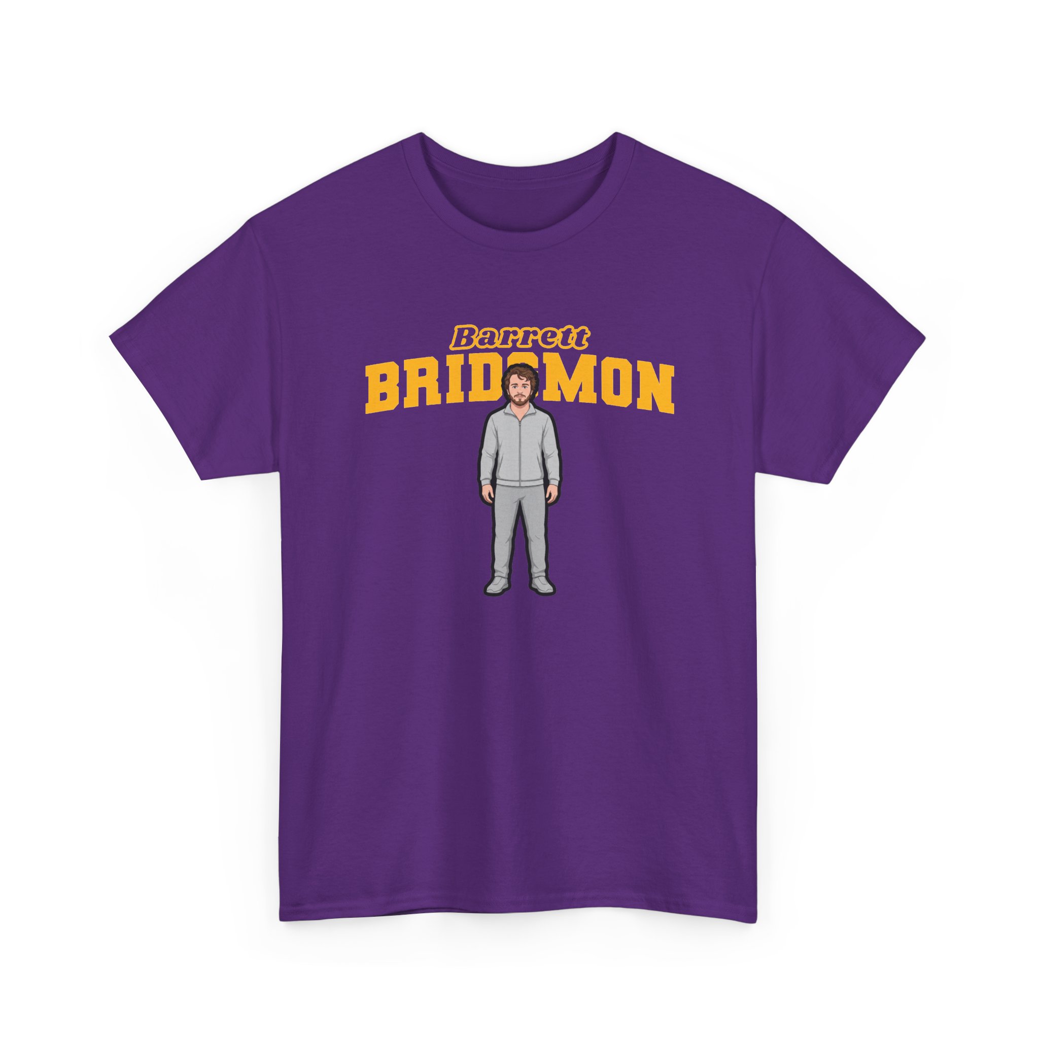 Tee — character_name_arch in Purple