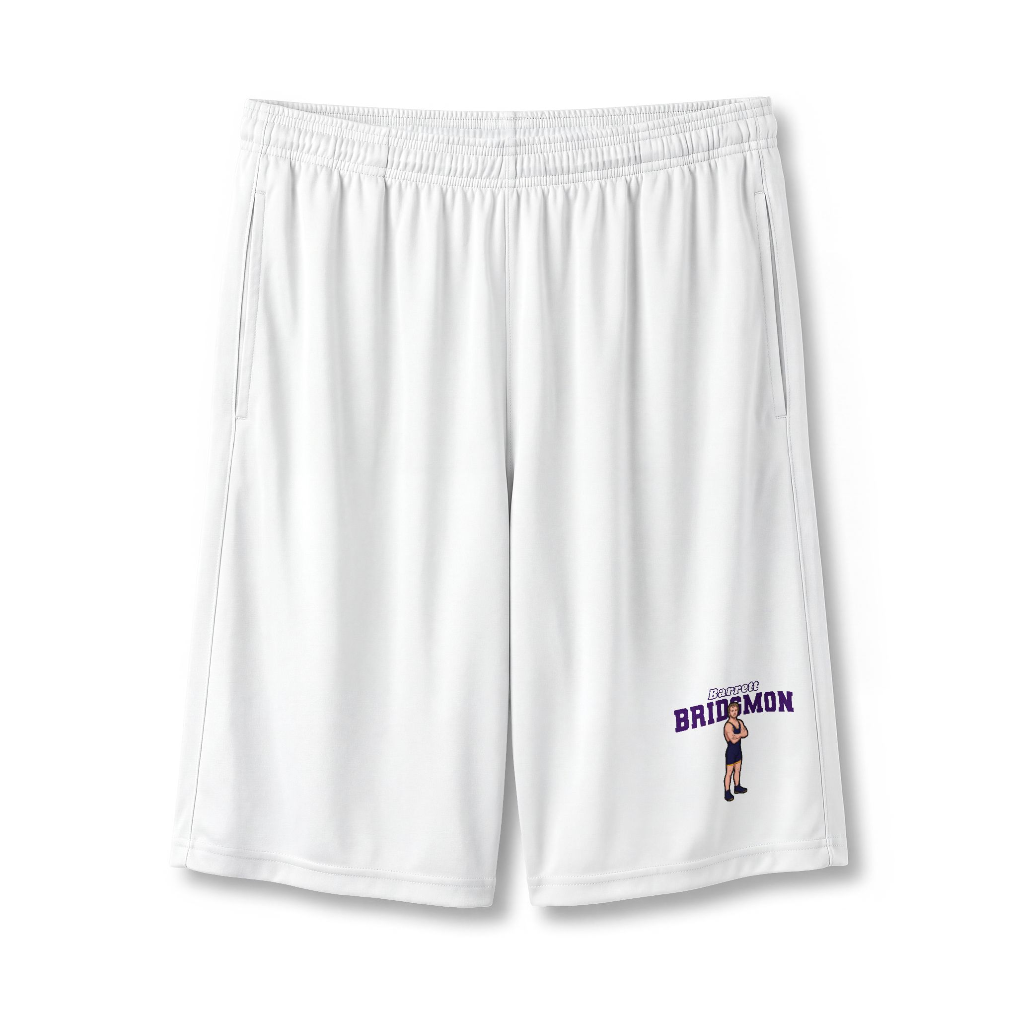 Shorts — character_name_arch in White