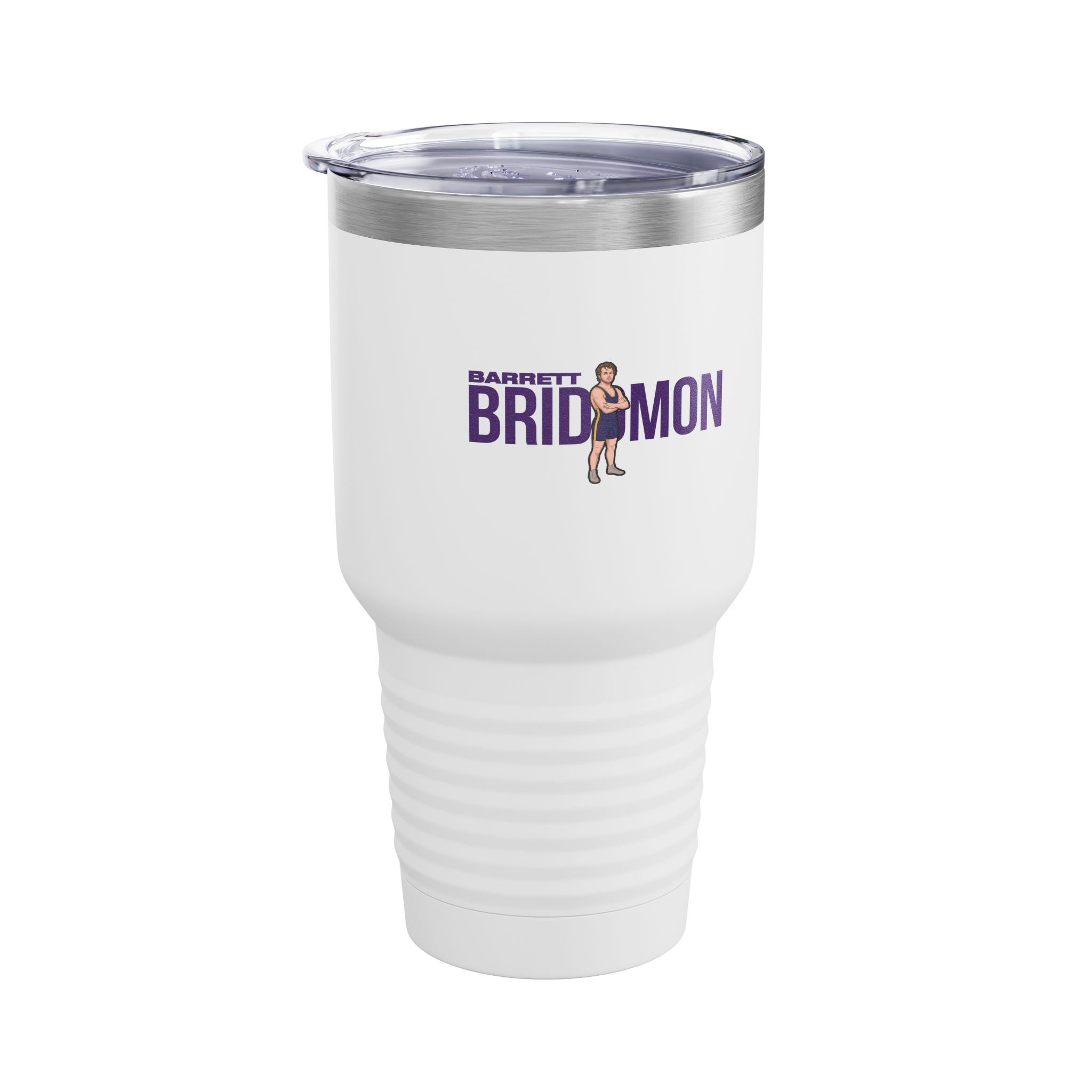 30oz Tumbler — character_player_name in White