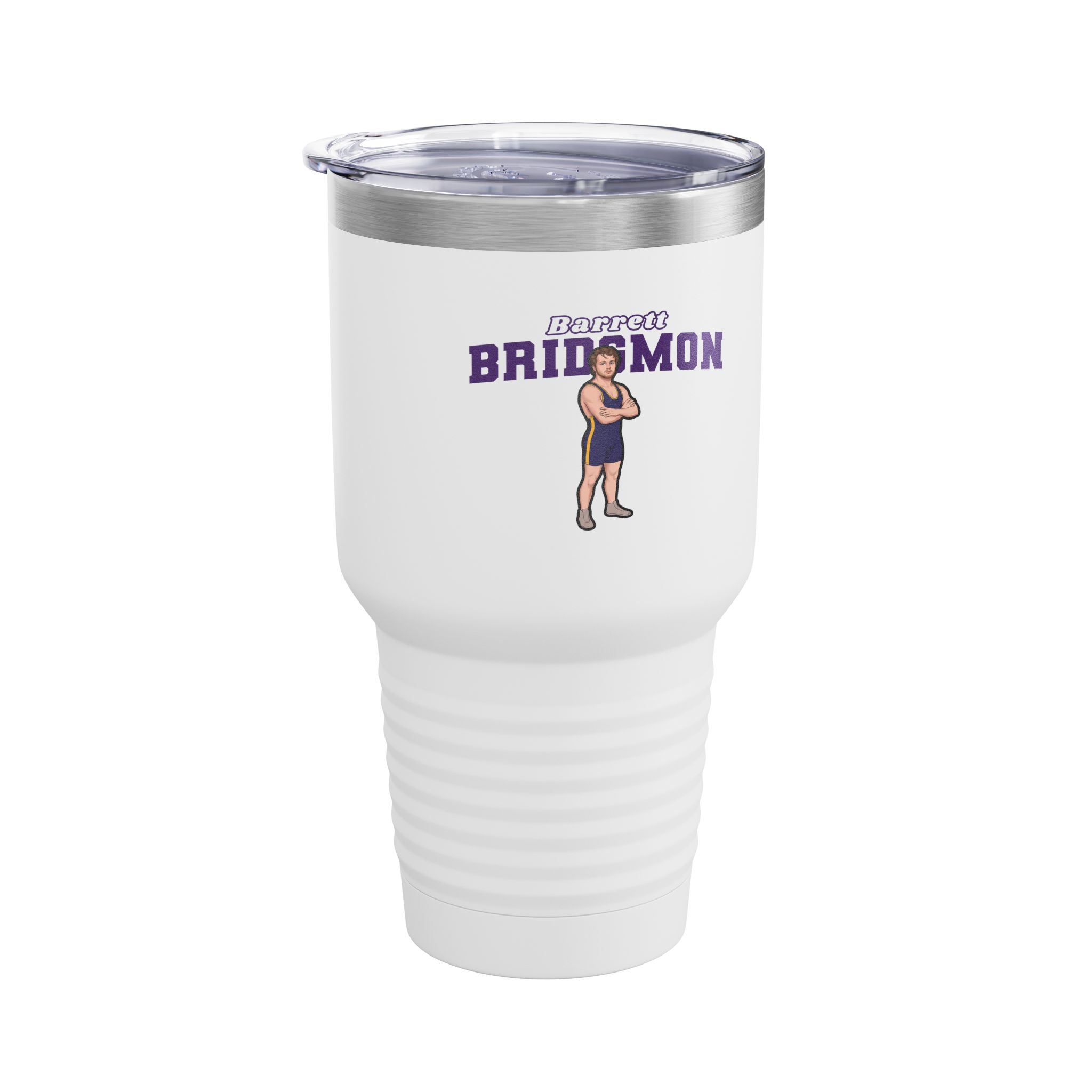 30oz Tumbler — character_name_arch in White