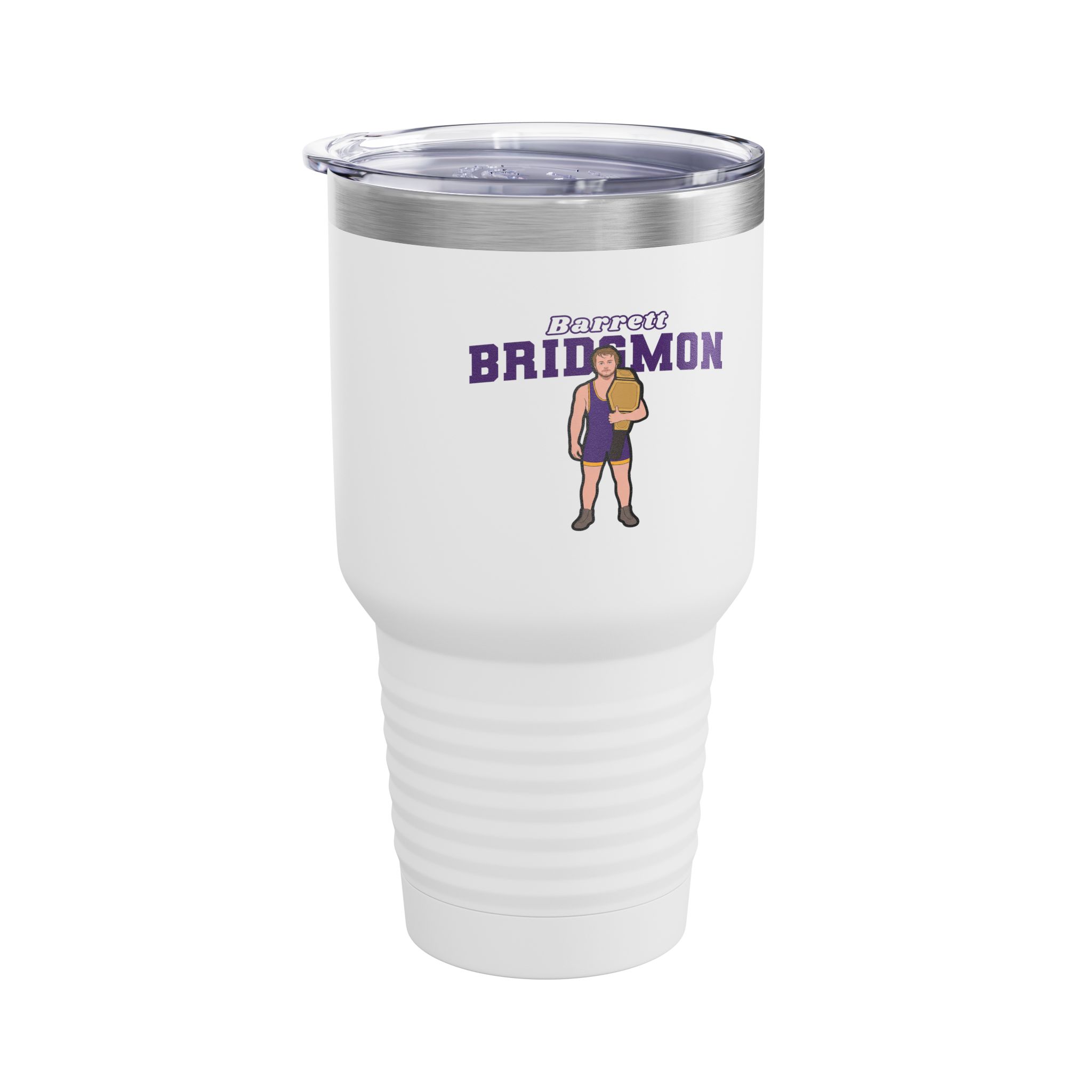 30oz Tumbler — character_name_arch in White
