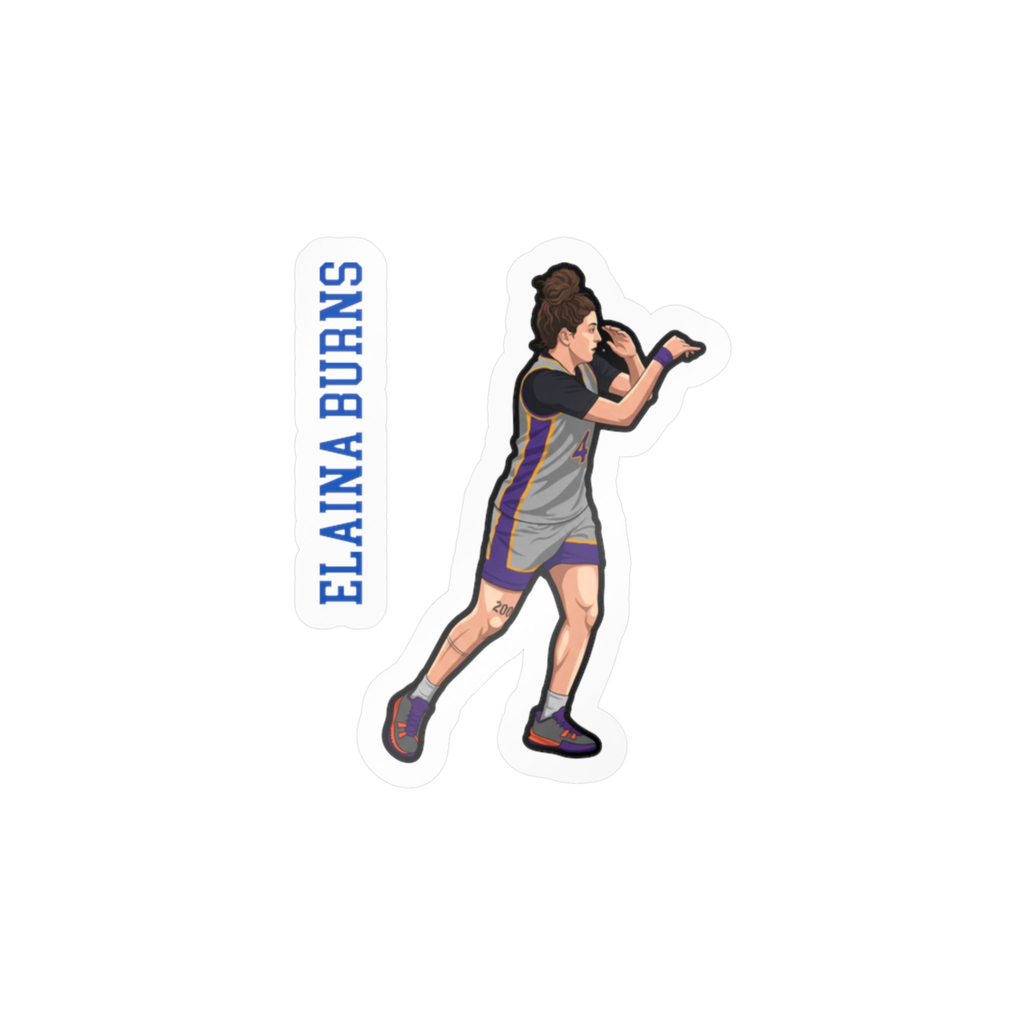 Vinyl Sticker — character_name_vertical in Classic