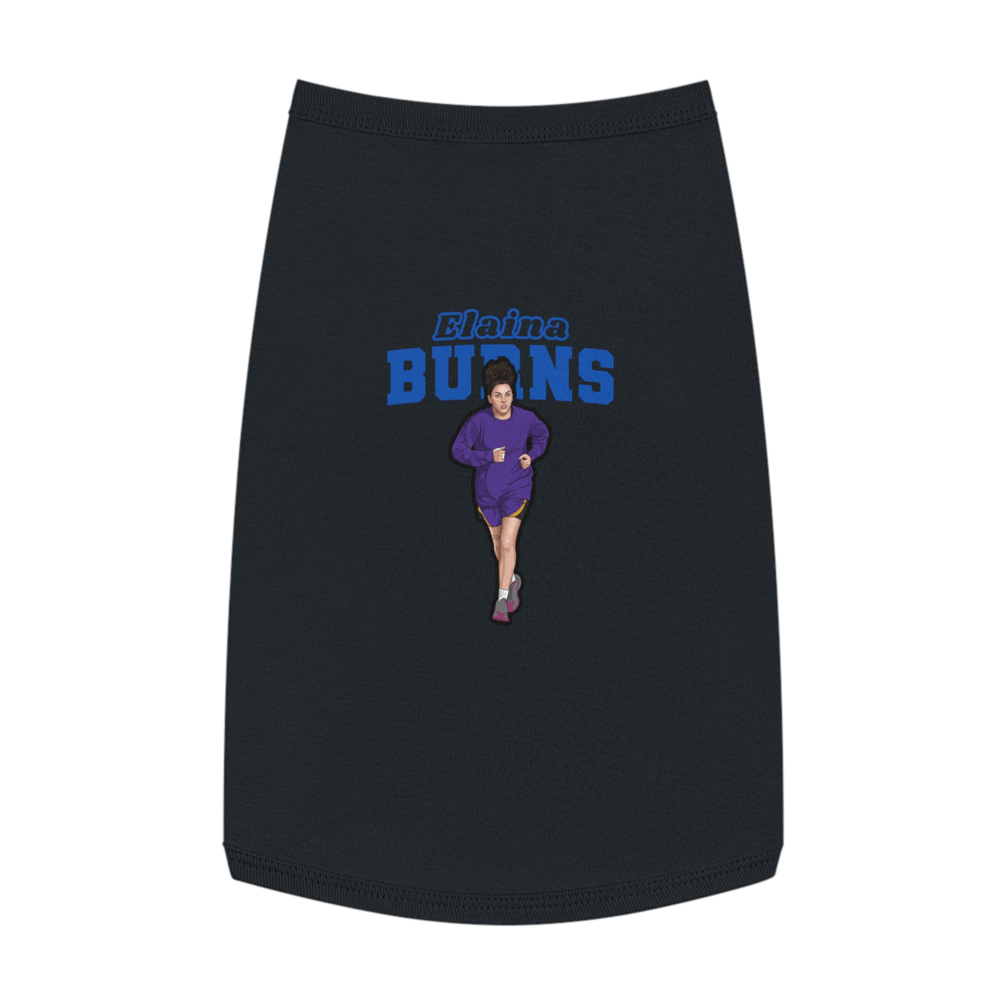 Pet Tank Top — character_name_arch in Black