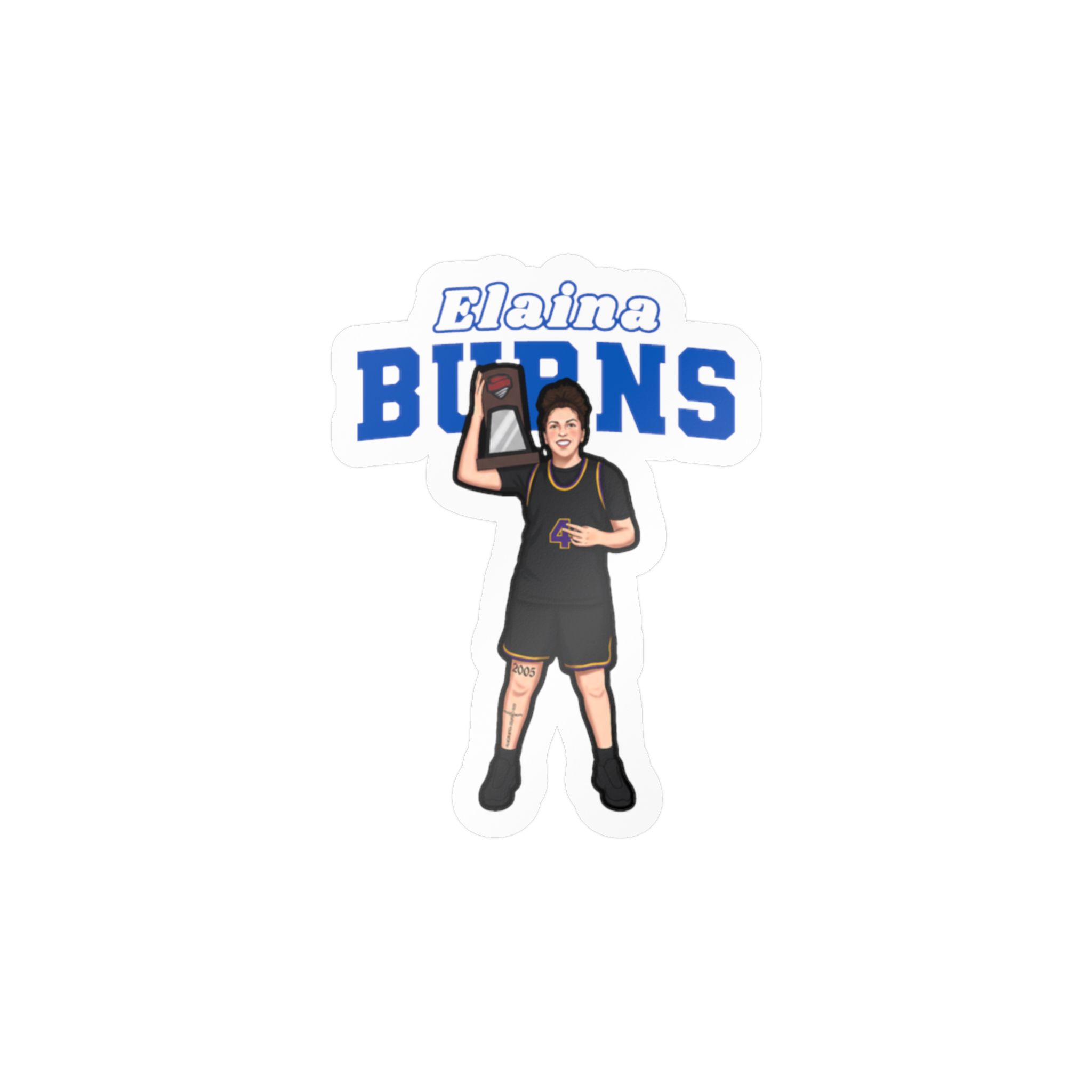 Vinyl Sticker — character_name_arch in Classic