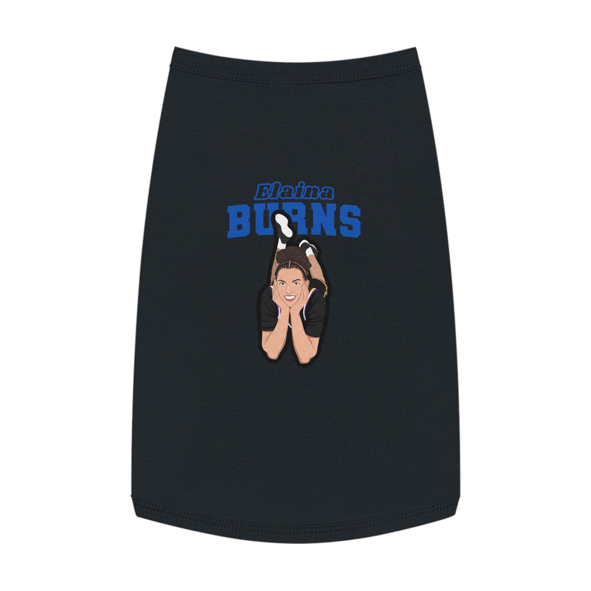 Pet Tank Top — character_name_arch in White