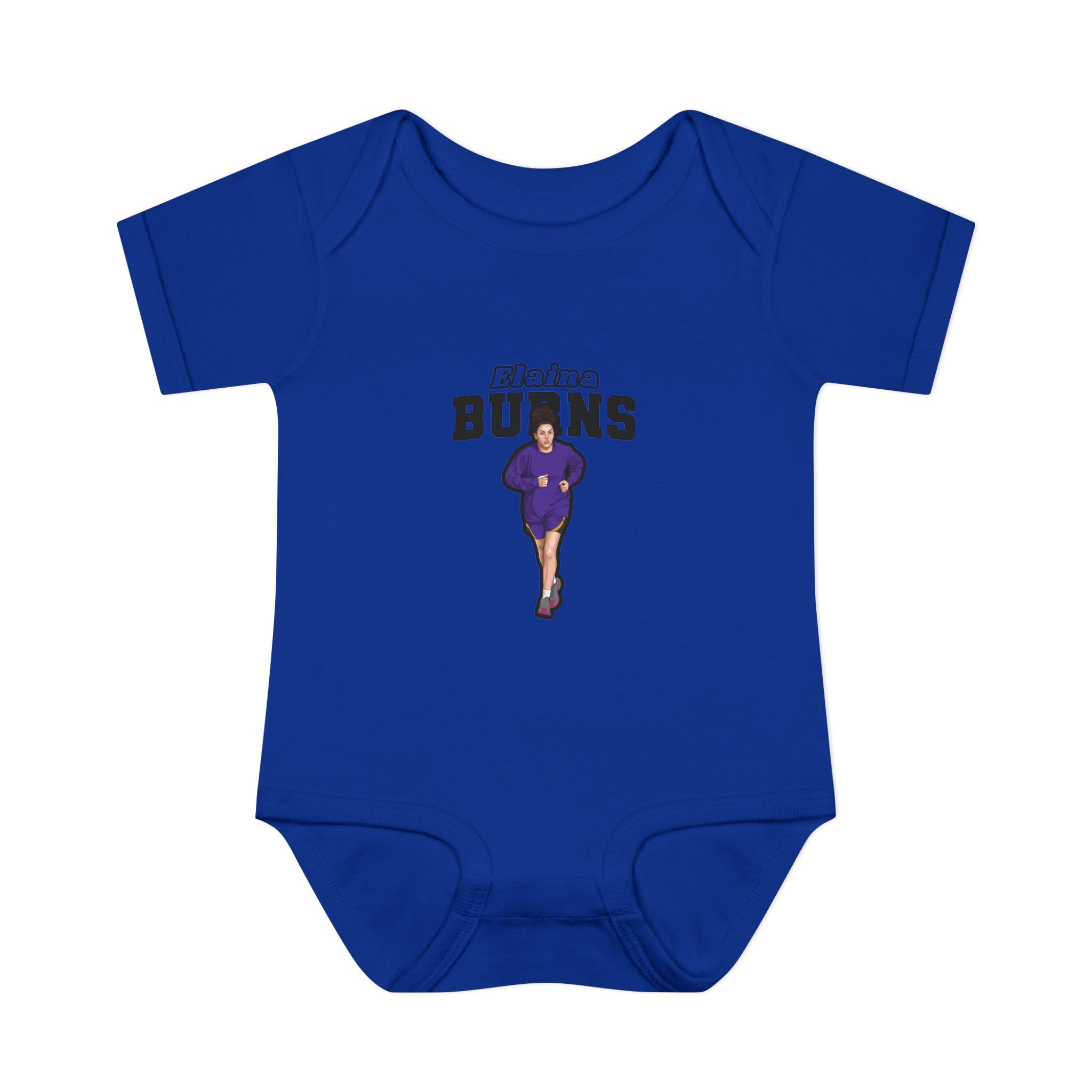 Baby Onesie — character_name_arch in Royal