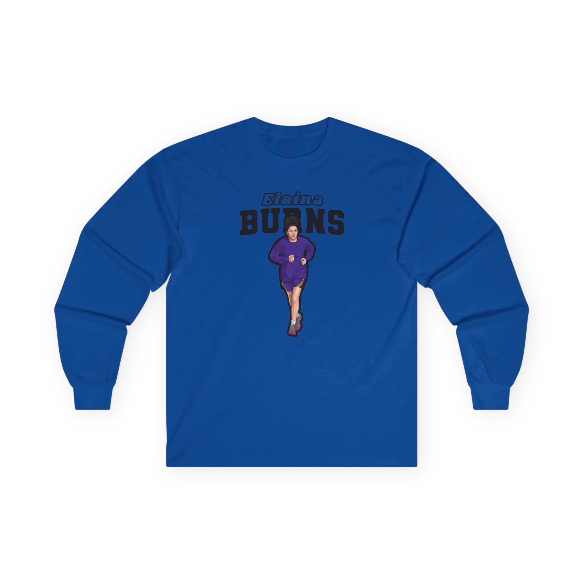 Long Sleeve Tee — character_name_arch in Royal