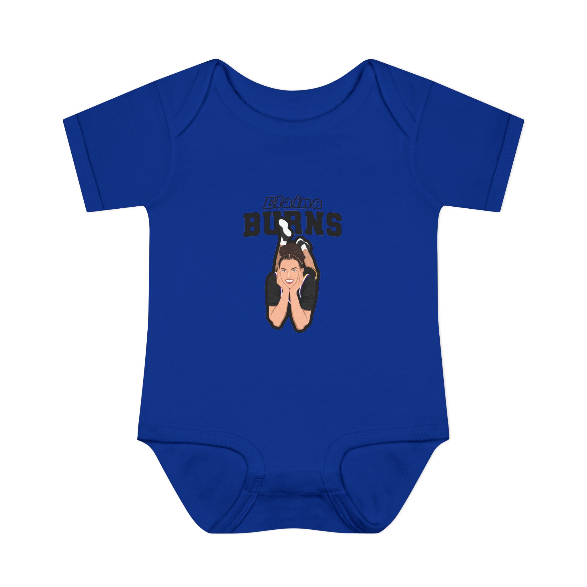 Baby Onesie — character_name_arch in Royal